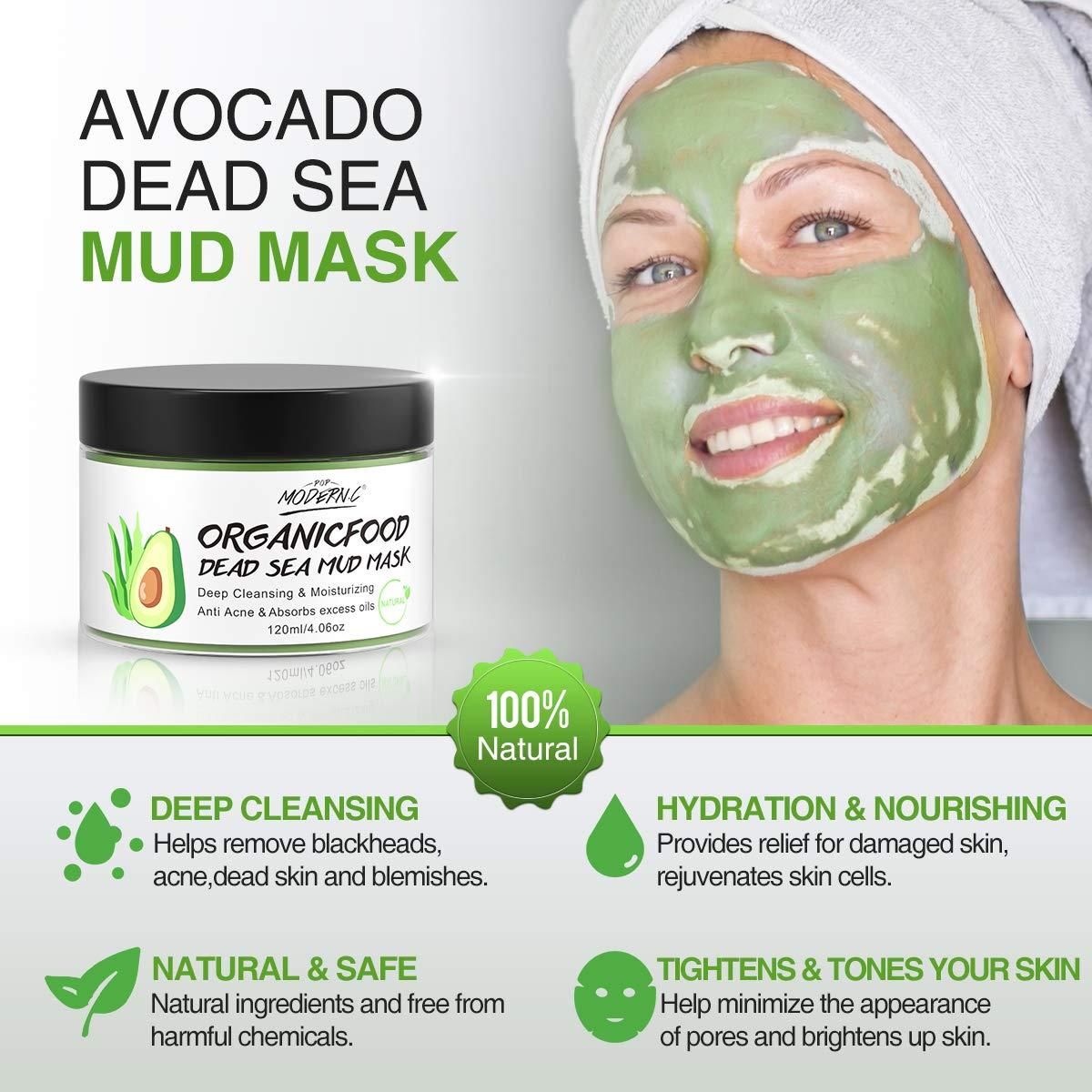 Dead Sea Mud Mask For Face Pores Cleanser Reducer Treatment Natural