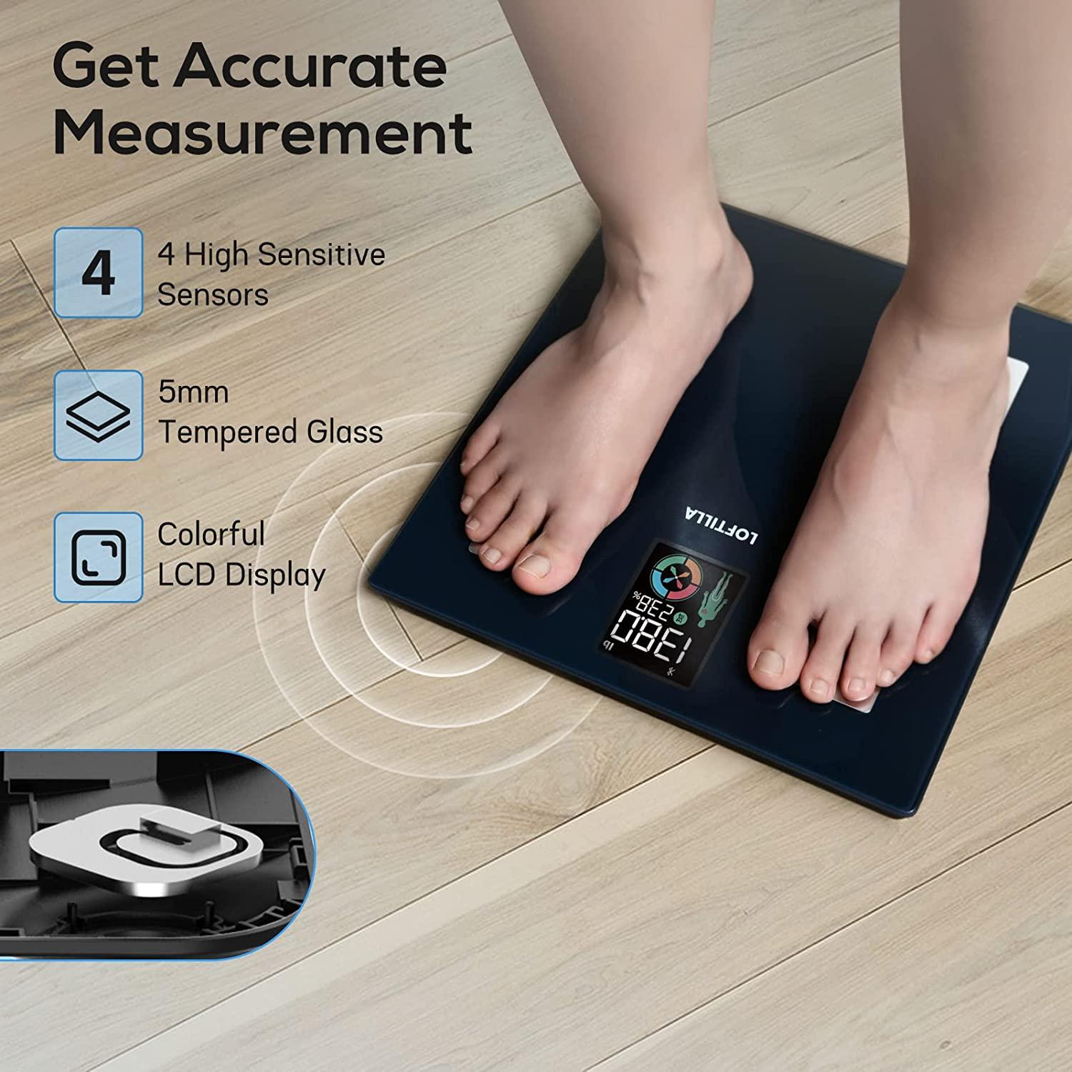 LOFTILLA Scale for Body Weight, Weight Scale, Digital Bathroom Scale, 396  lb Weighing Scale