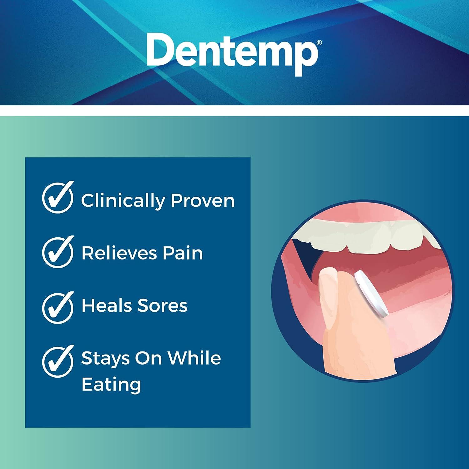 Dentemp Canker Cover Fast Acting Canker Sore Relief Tablets (6 Count