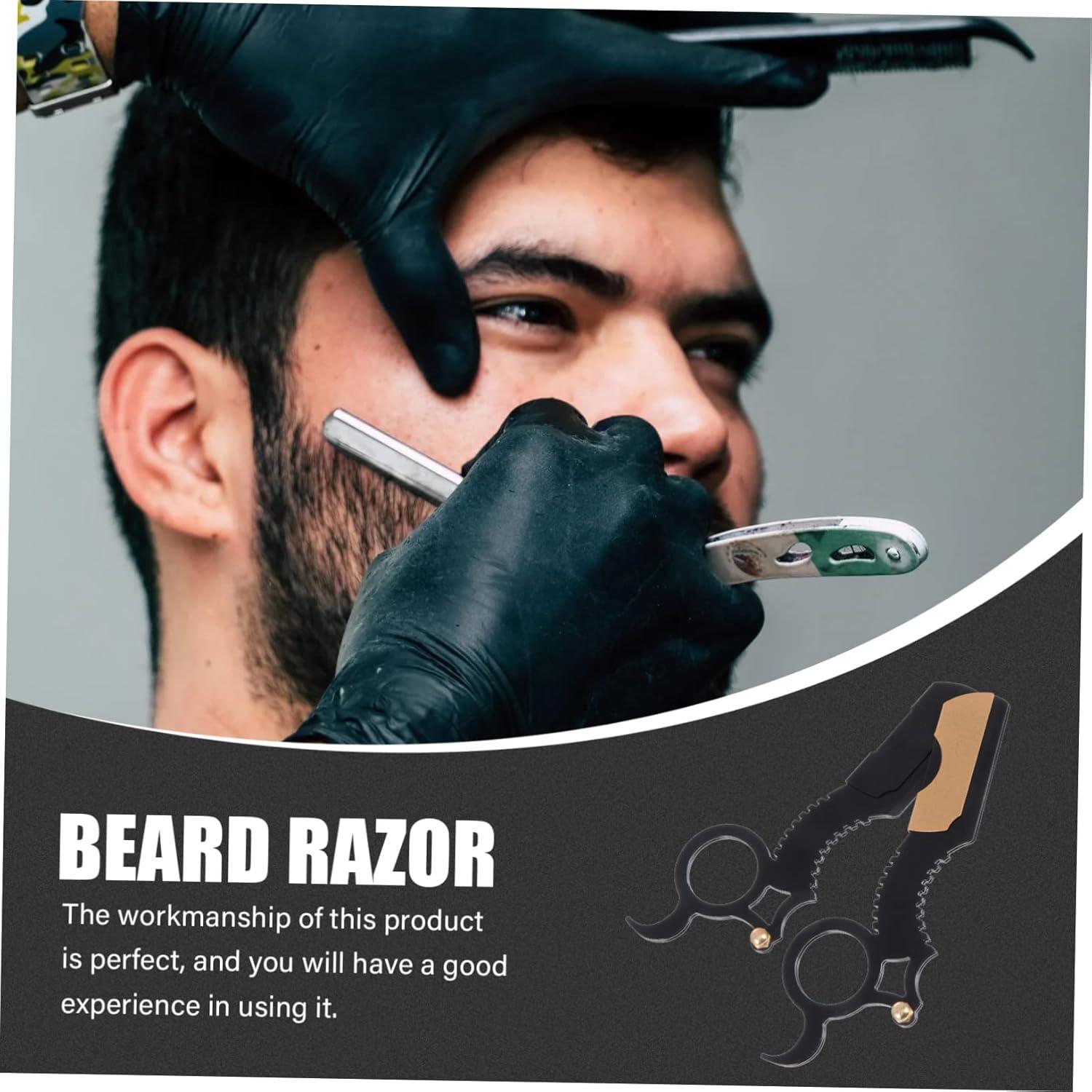 Doitool 2-Piece Manual Bear Razor Holder - Old-Fashioned Stainless ...
