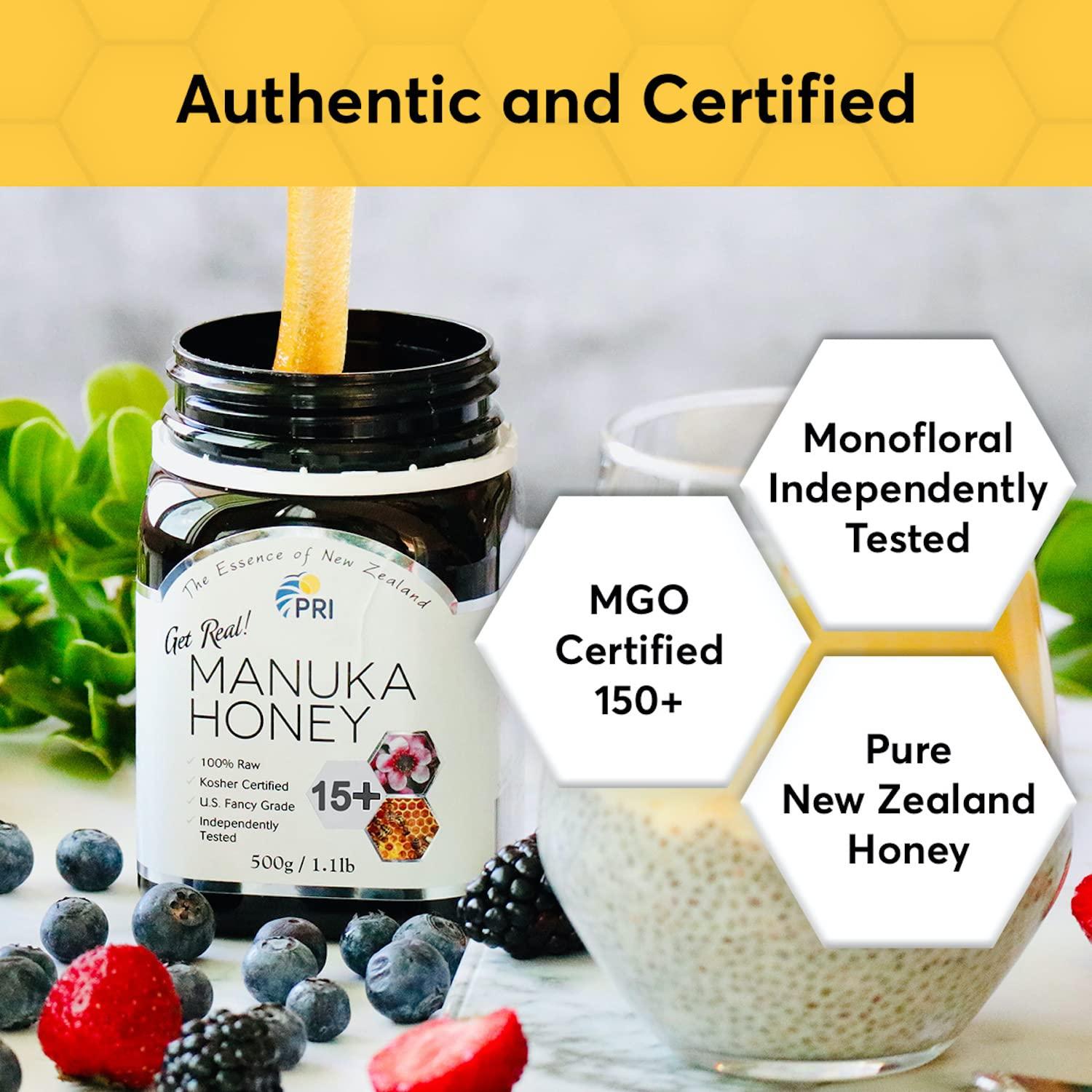 How Much Does Manuka Honey Cost PRI Manuka Honey MGO 150+ | Raw Monofloral 500g from New Zealand | Buy