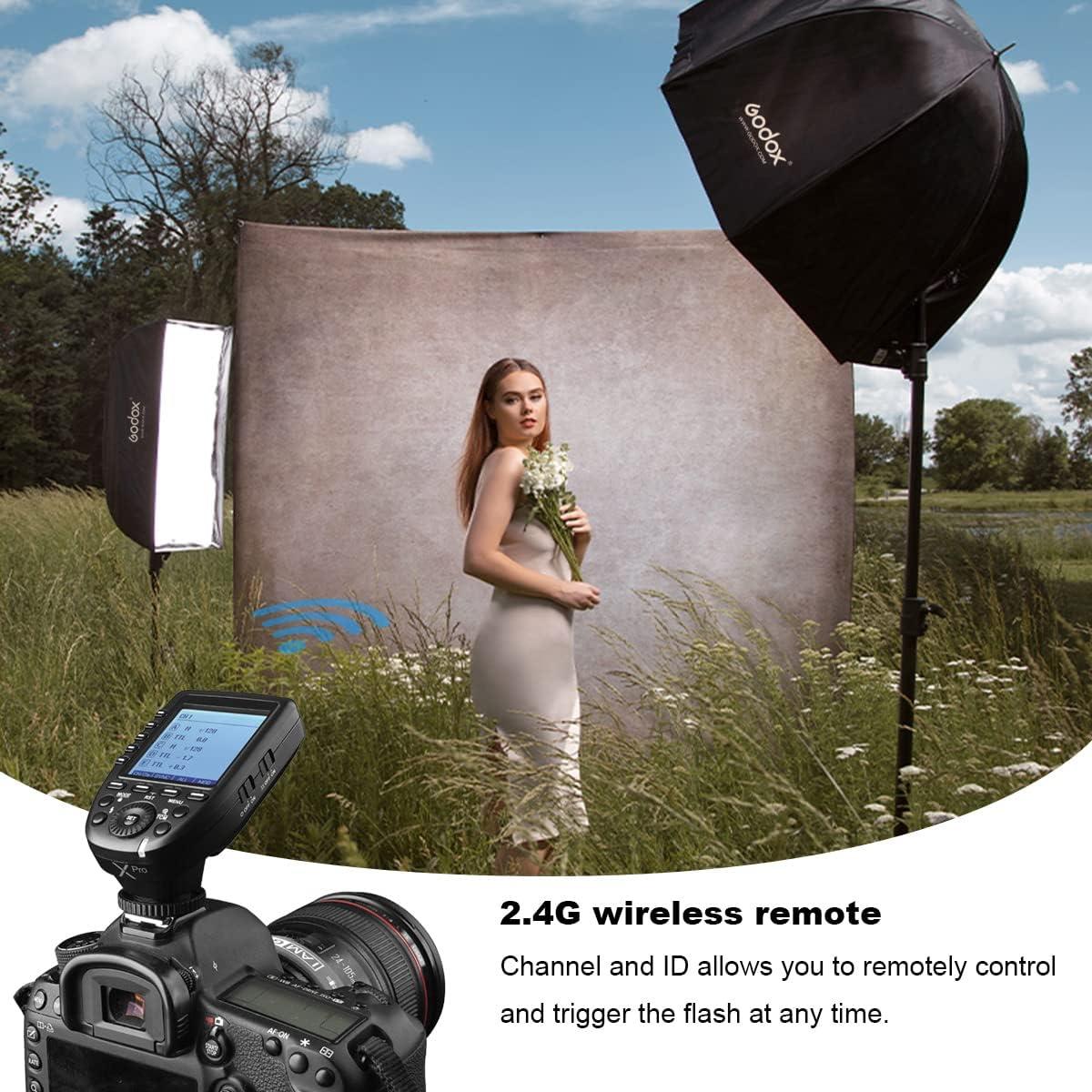 Godox XPro-S TTL 2.4G High-Speed Sync Wireless Flash Trigger Transmitter Compatible for Sony Cameras, 1/8000s,11 Customizable Functions,16 Groups and 32 Channels,2.4G Wireless X System