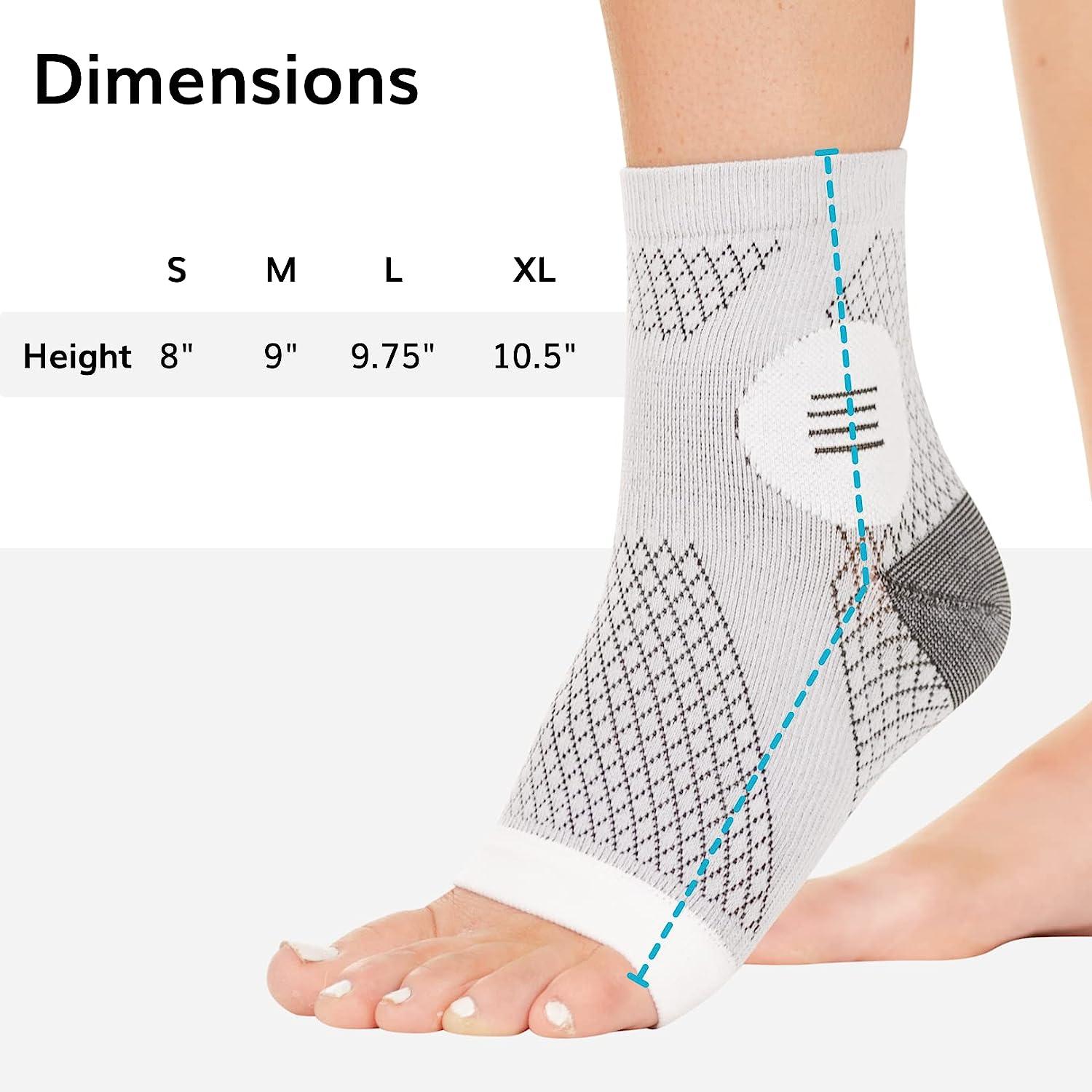 Neuropathy Socks for Nerve Pain Relief Compression Toeless Foot