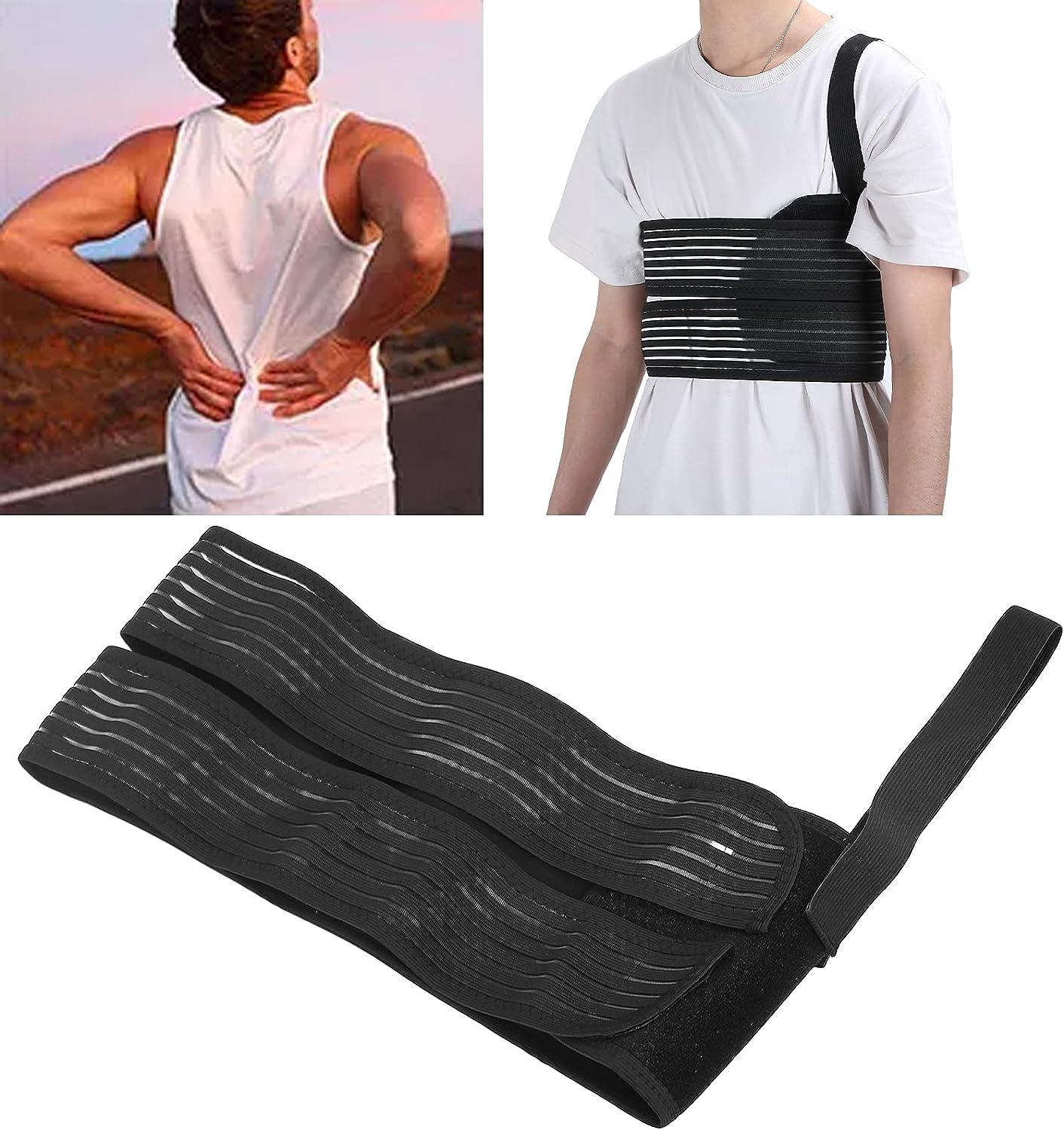 Adjustable Rib Straps, Chest Straps to Fix Fractures, Breathable Rib Brace for Men and Women