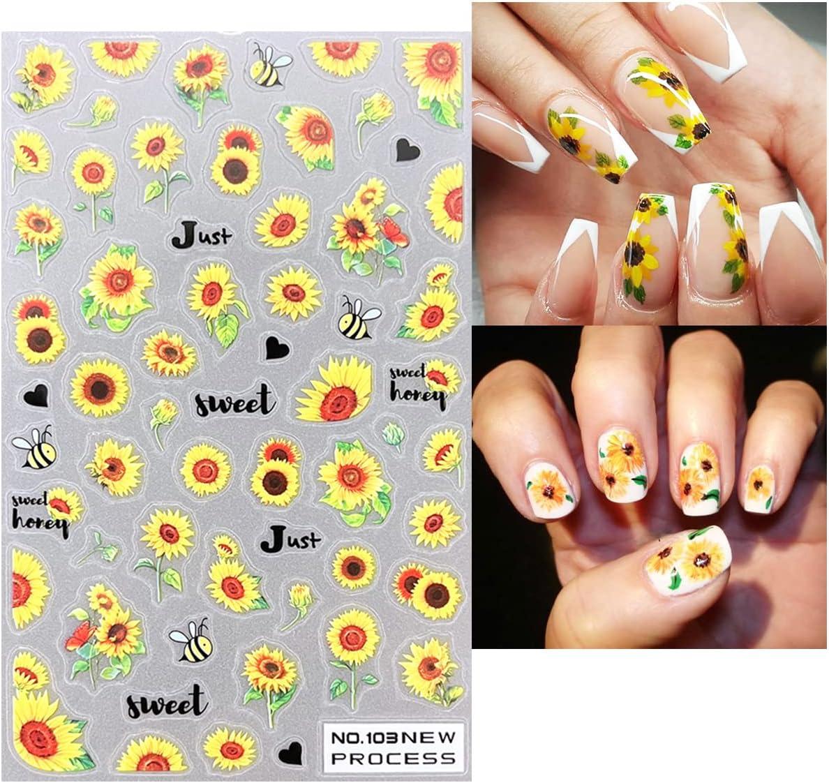Shop Sunflower Nail Art online | Lazada.com.ph
