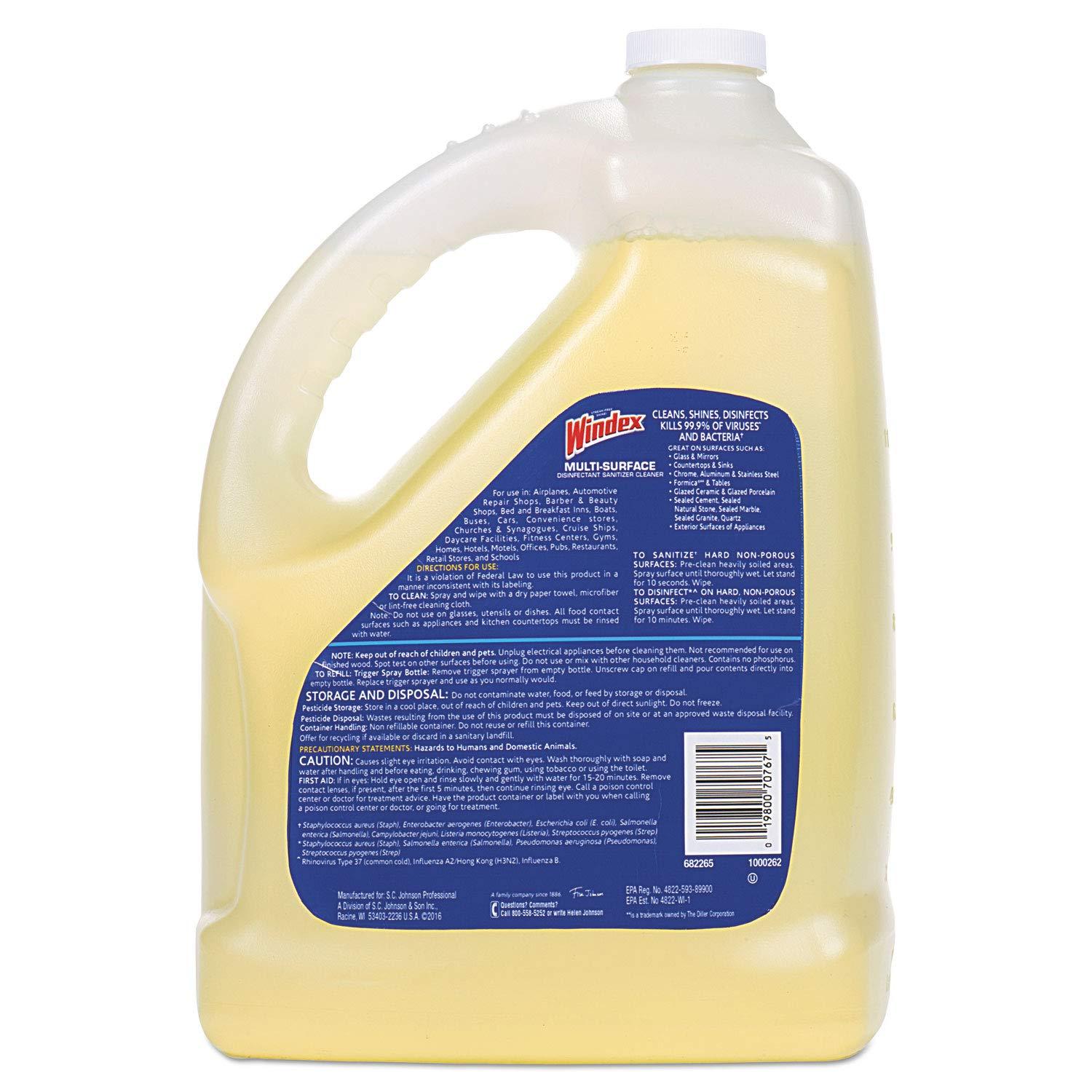 MultiSurface Disinfectant Cleaner, Citrus, 1 gal Bottle