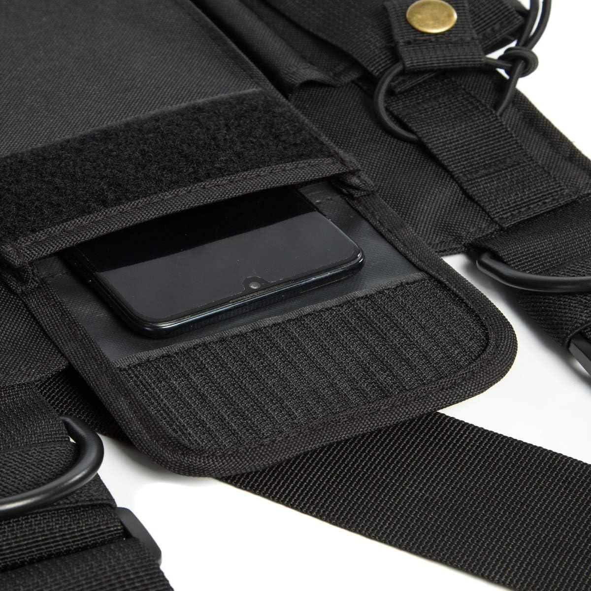 Radio Shoulder Holster Chest Harness Holder Vest Rig for Two Way Radio