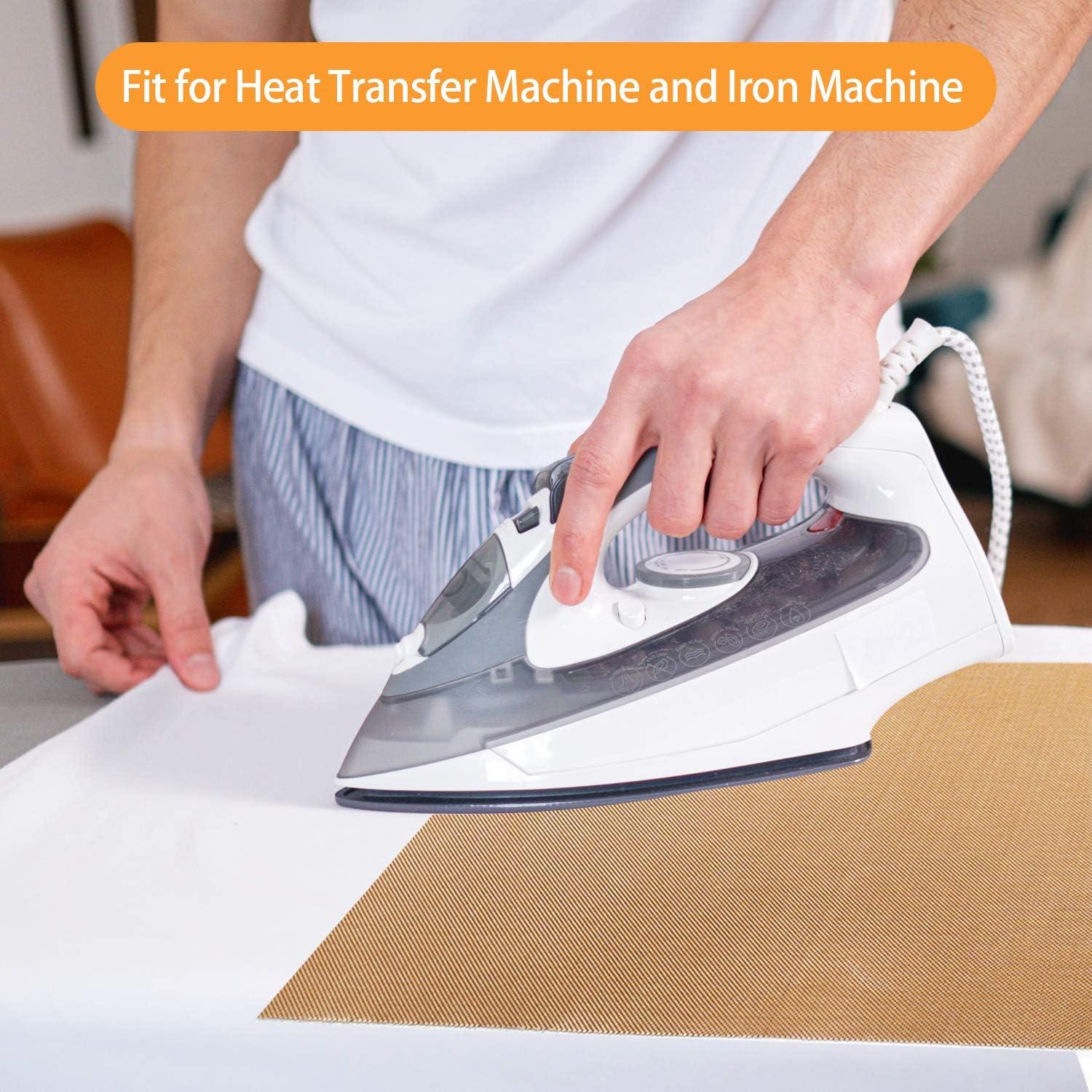 Non Stick Heat Resistant Transfer Paper for Heat Press - 12''x16'' (10  Pack)
