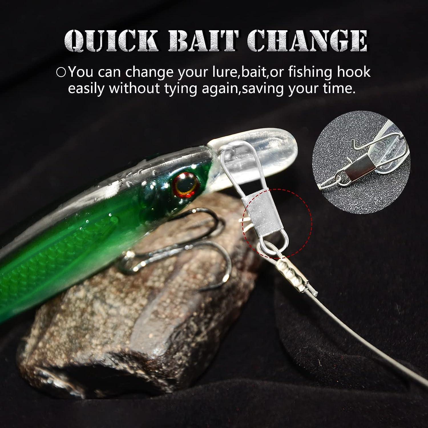 YOTO Fishing Leaders,Stainless Steel Tackle Rig with Tackle Lure