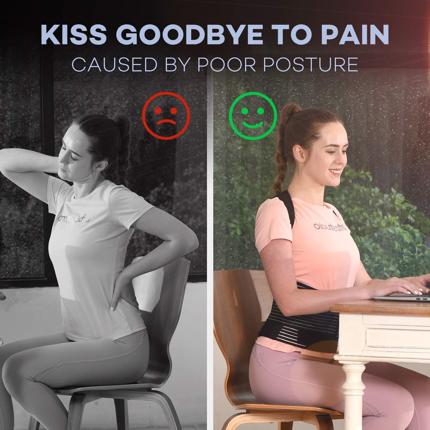 SICHEER Posture Corrector for Women and Men Back Brace