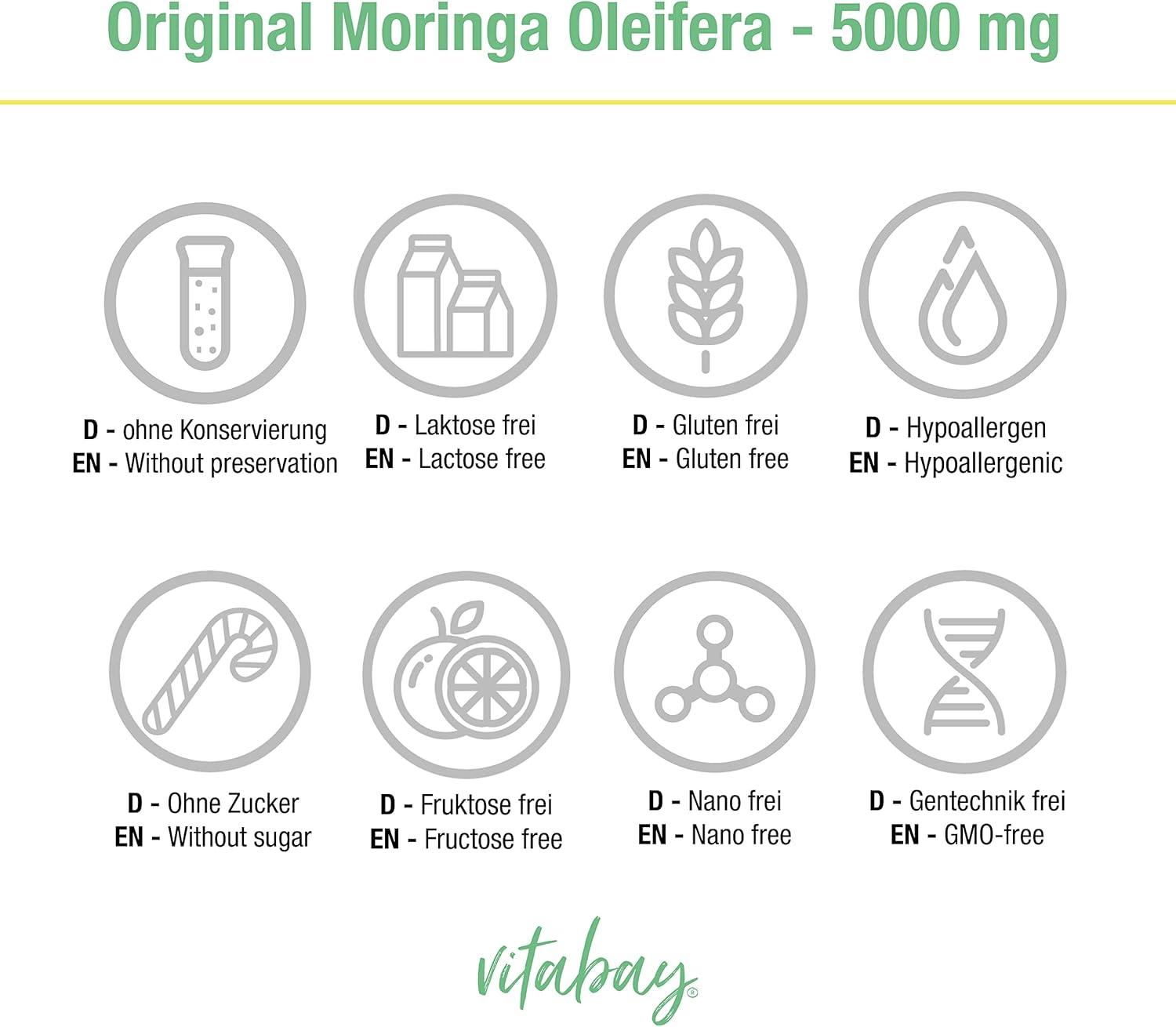 Moringa Oleifera 6000mg Per Serving | 180 Capsules - Foto 11