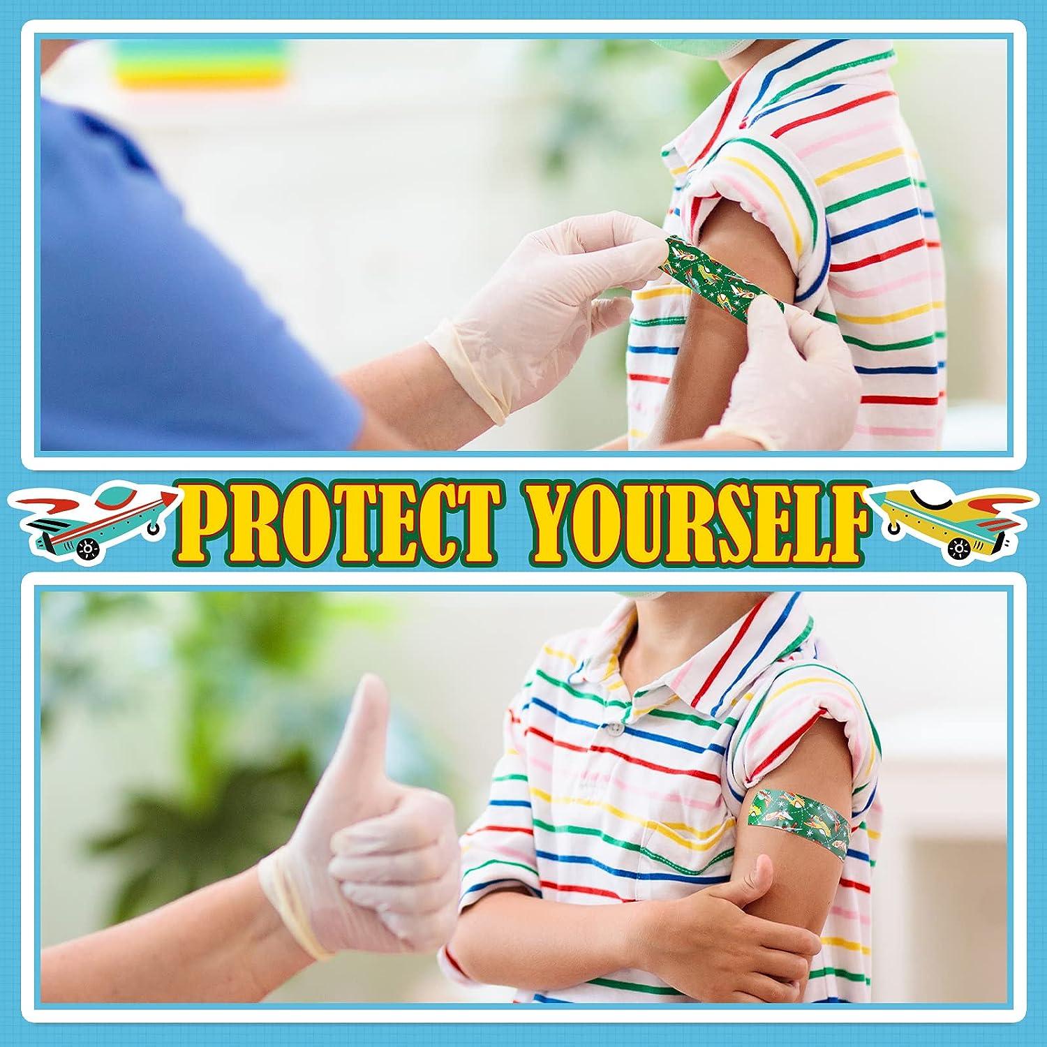 6 Styles Kids Cartoon Bandages Adhesive Flexible Colorful Bandages Cute