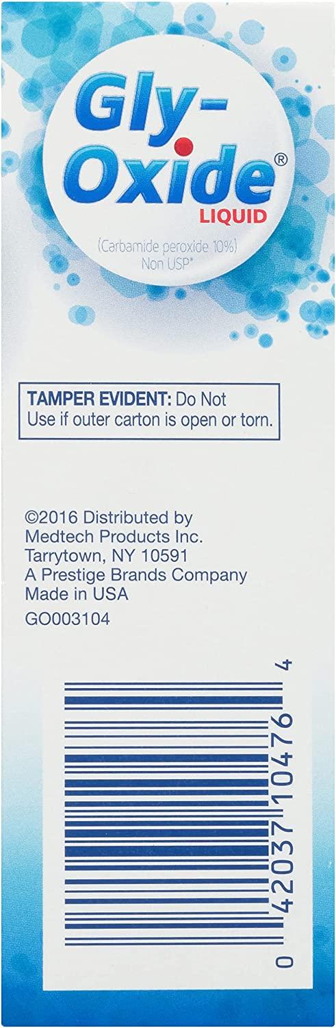 Gly-Oxide Alcohol-Free Antiseptic Mouth Sore Rinse 2 oz - Oral Cleanser
