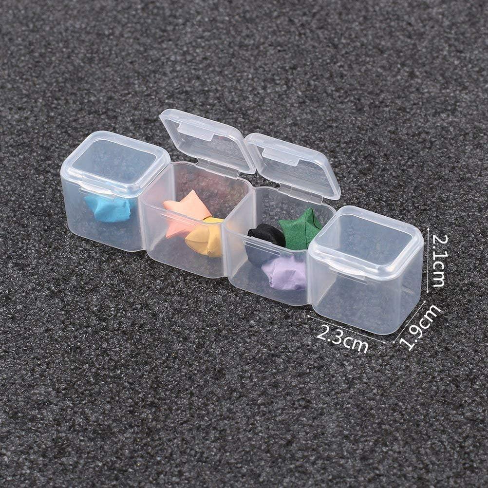 Siming Transparent Sorting Box - 28 Compartments Removable Bead Storage ...