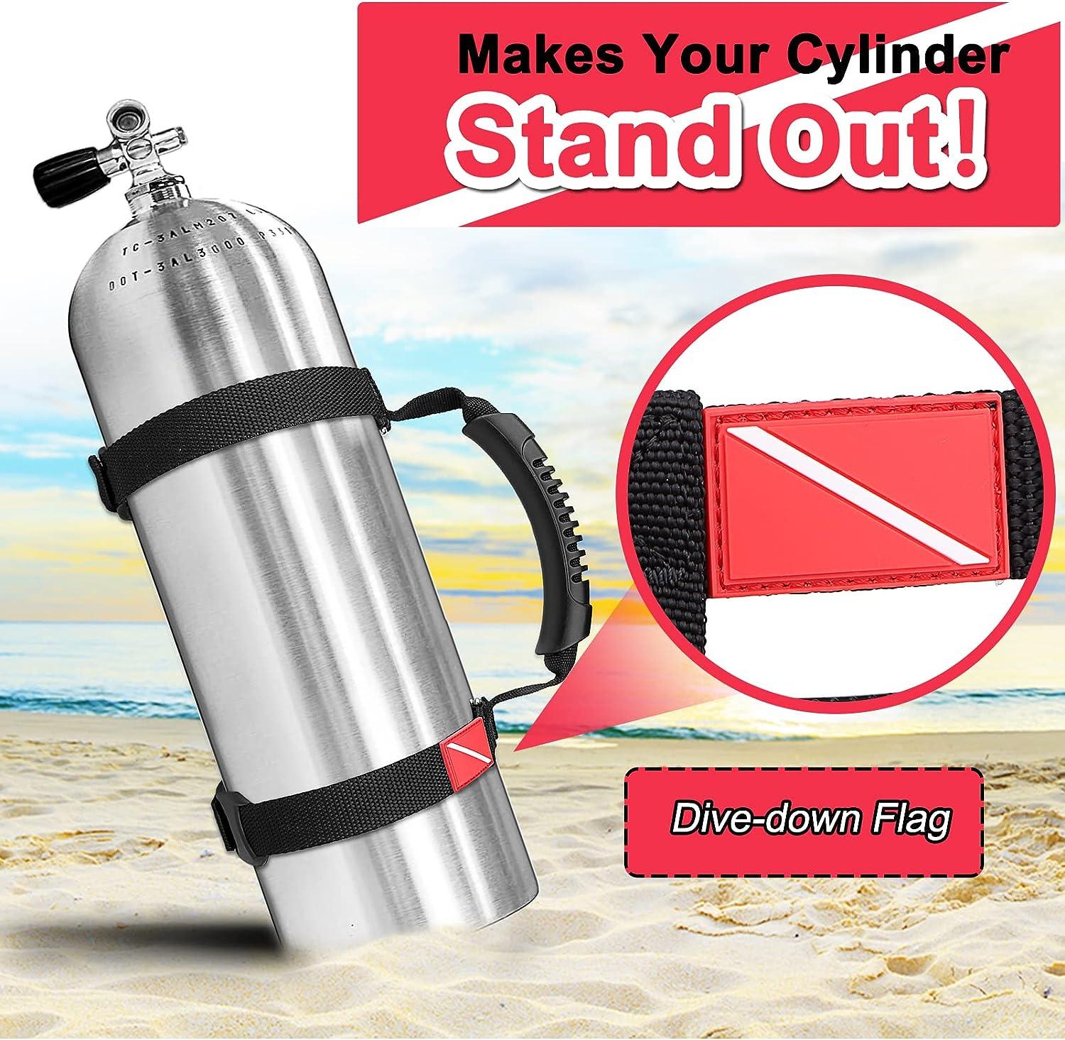 Pecihiko HeavyDuty Scuba Tank Carrier Adjustable Stainless Steel