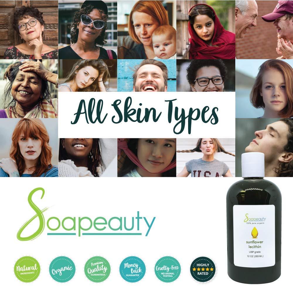 Sunflower Lecithin Liquid Oil Organic Cold Pressed Unrefined USP