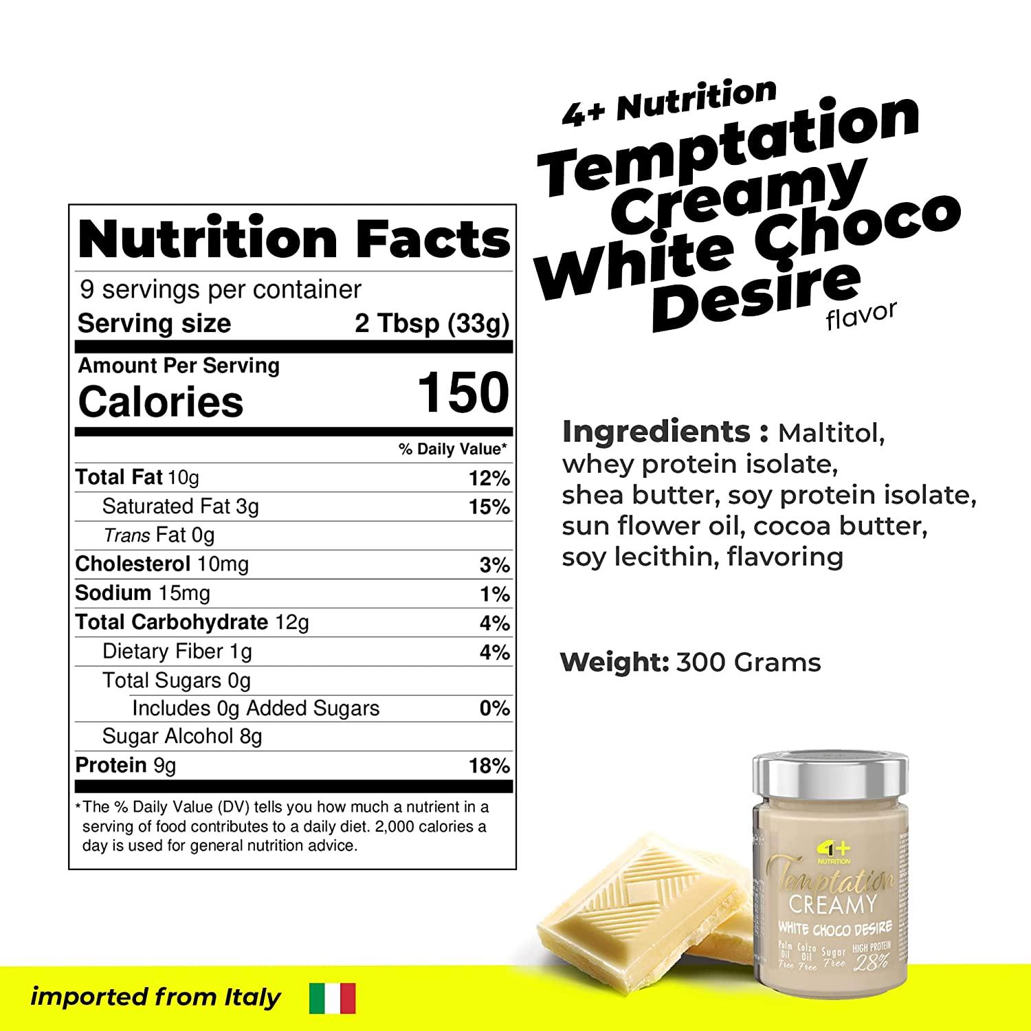 White Chocolate Spread Sugar Free Chocolate Spread with Creamy Cocoa