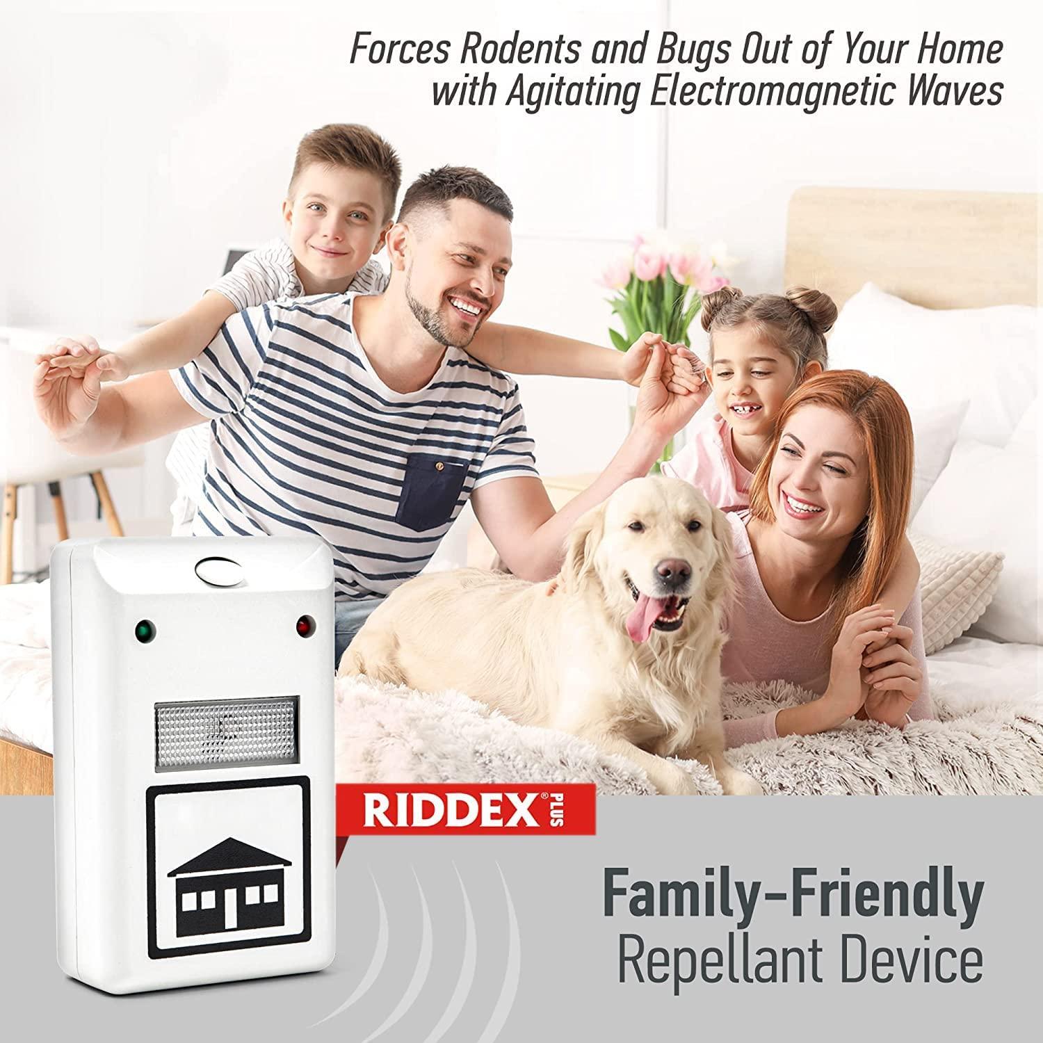 RIDDEX Plus Insect Repellent | Plug-in Mouse Deterrent | Pest Control ...