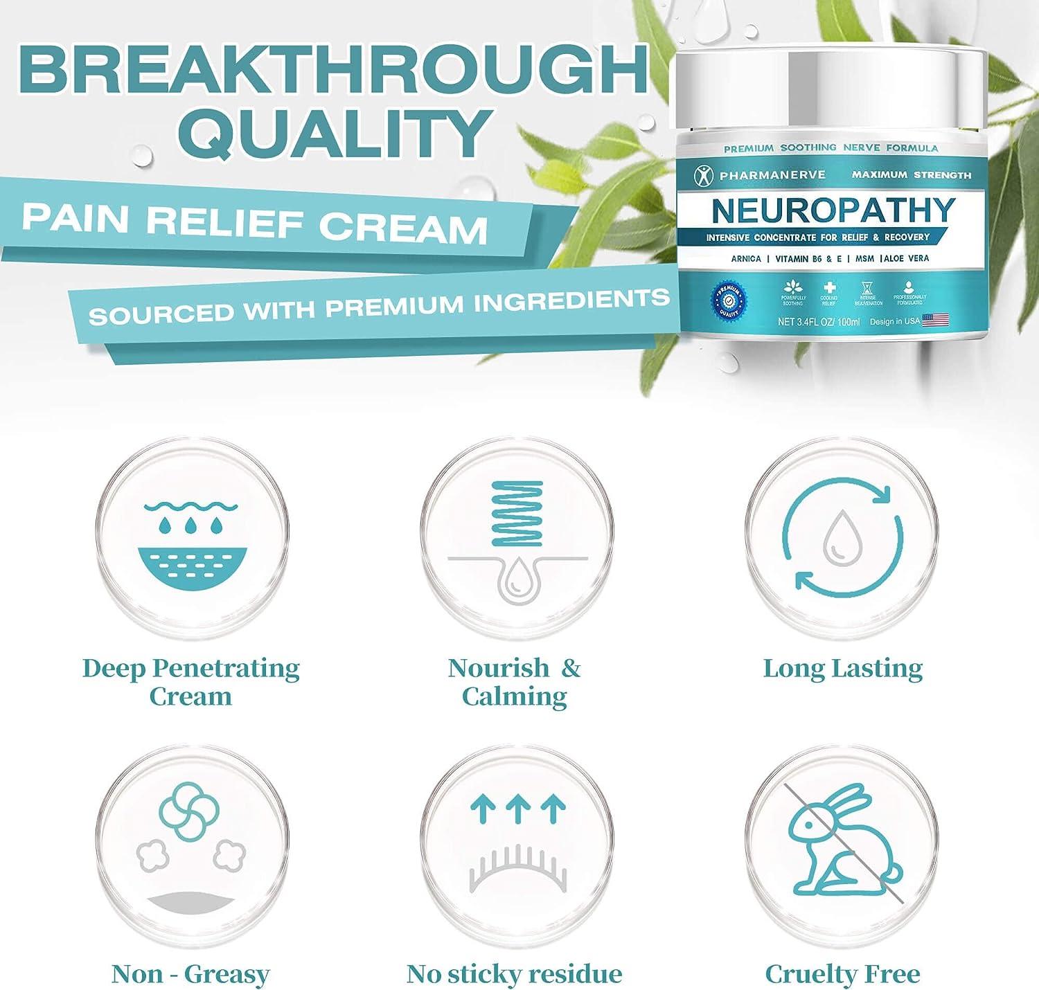 Neuropathy Pain Relief Cream Nerve Pain Relief Cream Maximum Strength