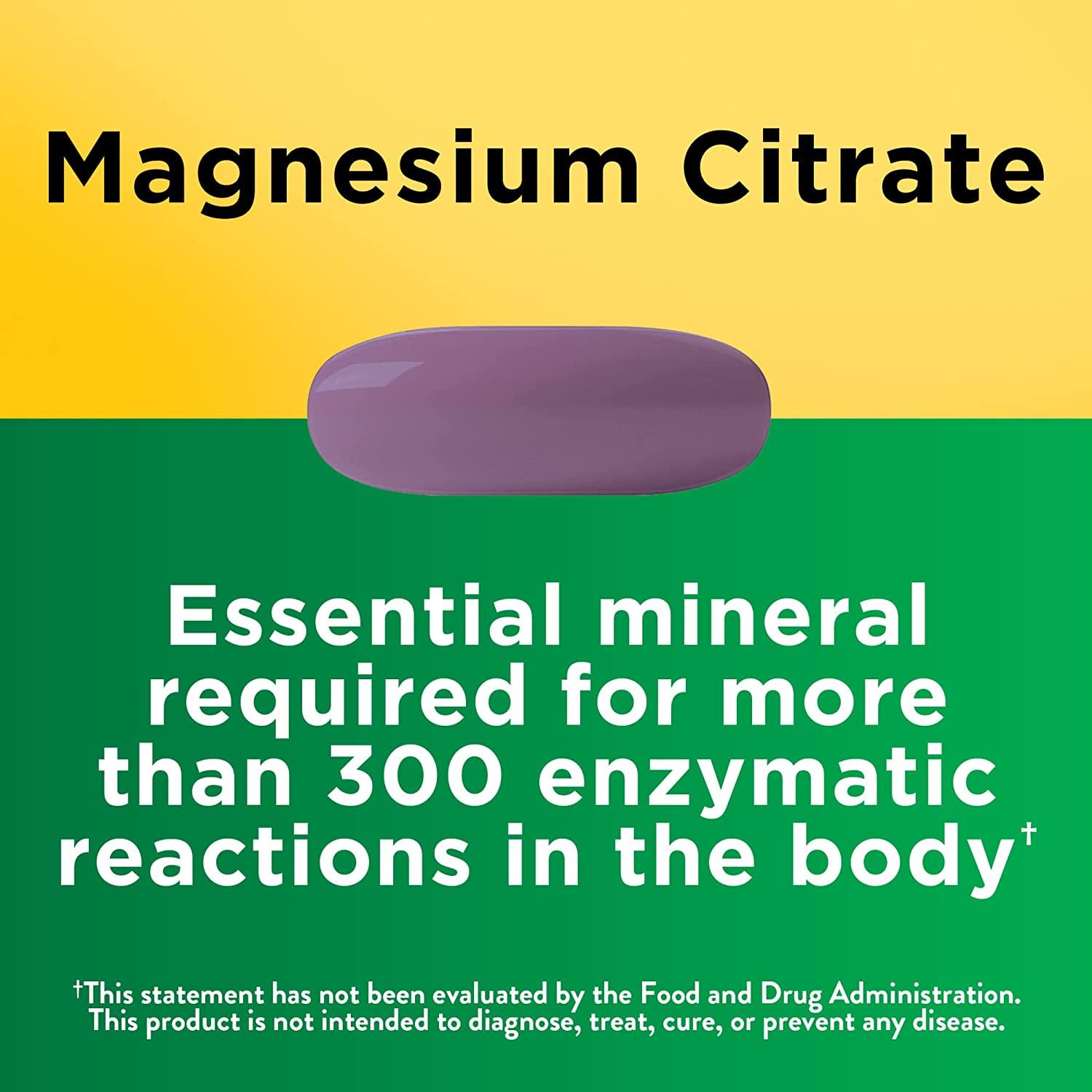 Nature Made Magnesium Citrate 120 Softgels