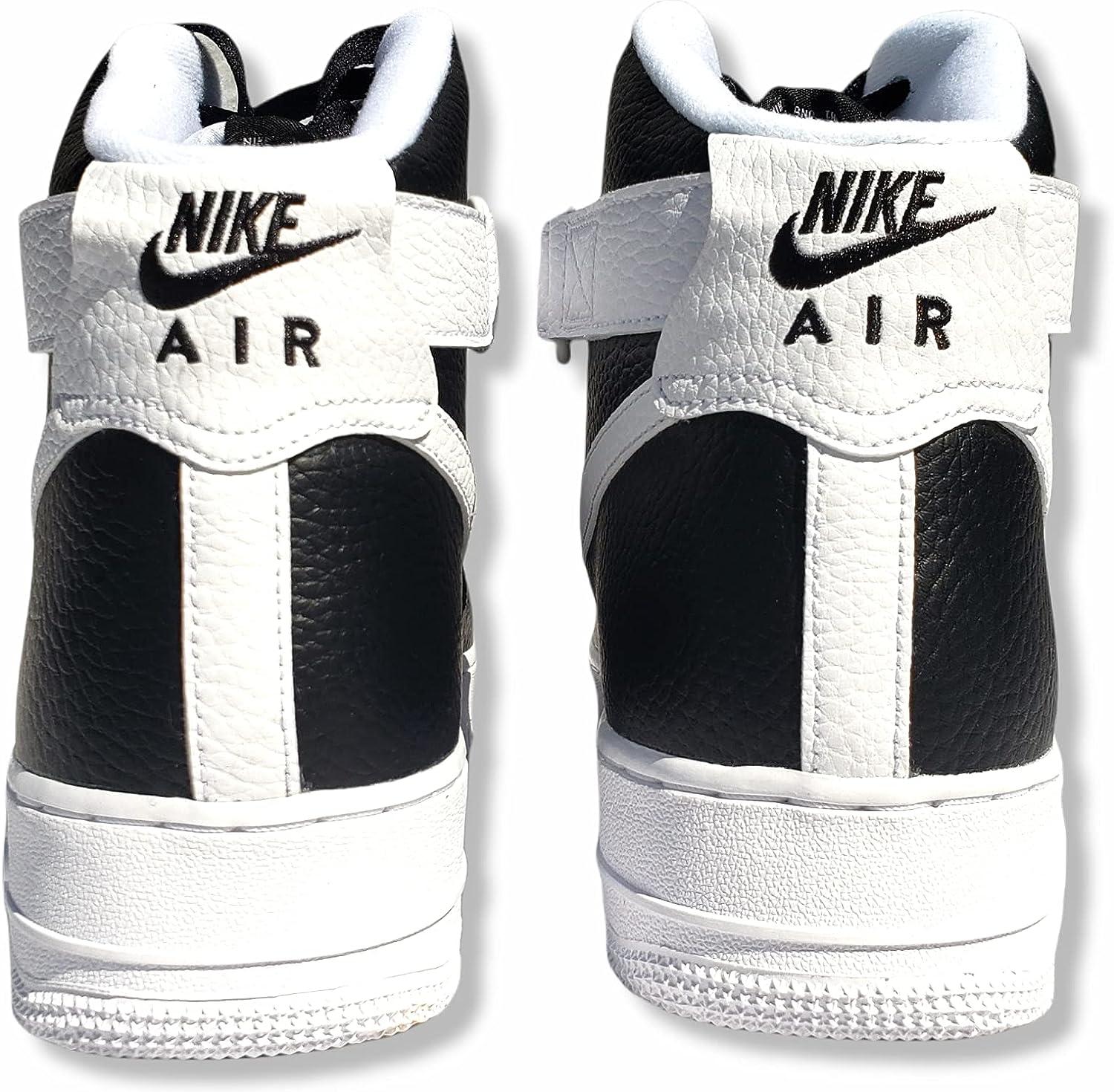Nike Men's AIR Force 1 '07 Basketball Shoes 9 Black/White
