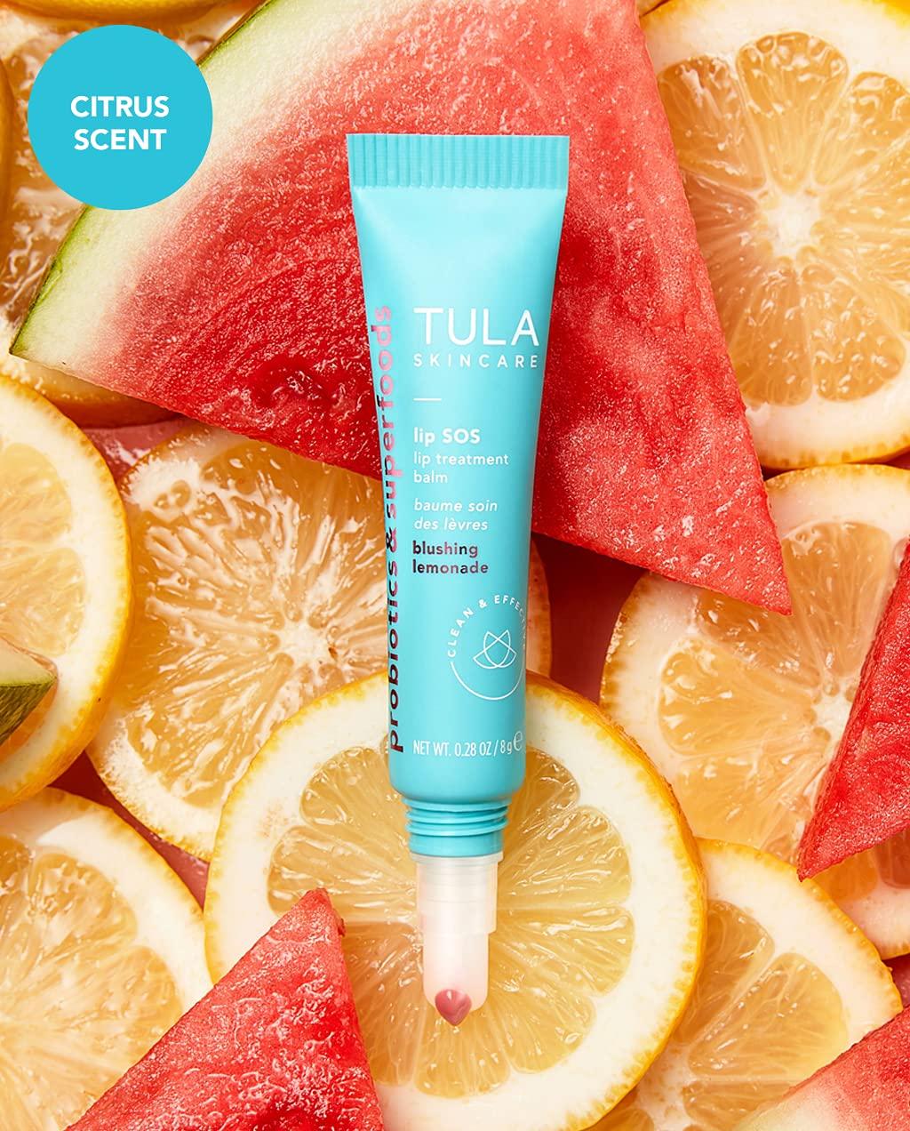 TULA Skin Care Lip SOS Lip Treatment Balm that Plumps Smooths
