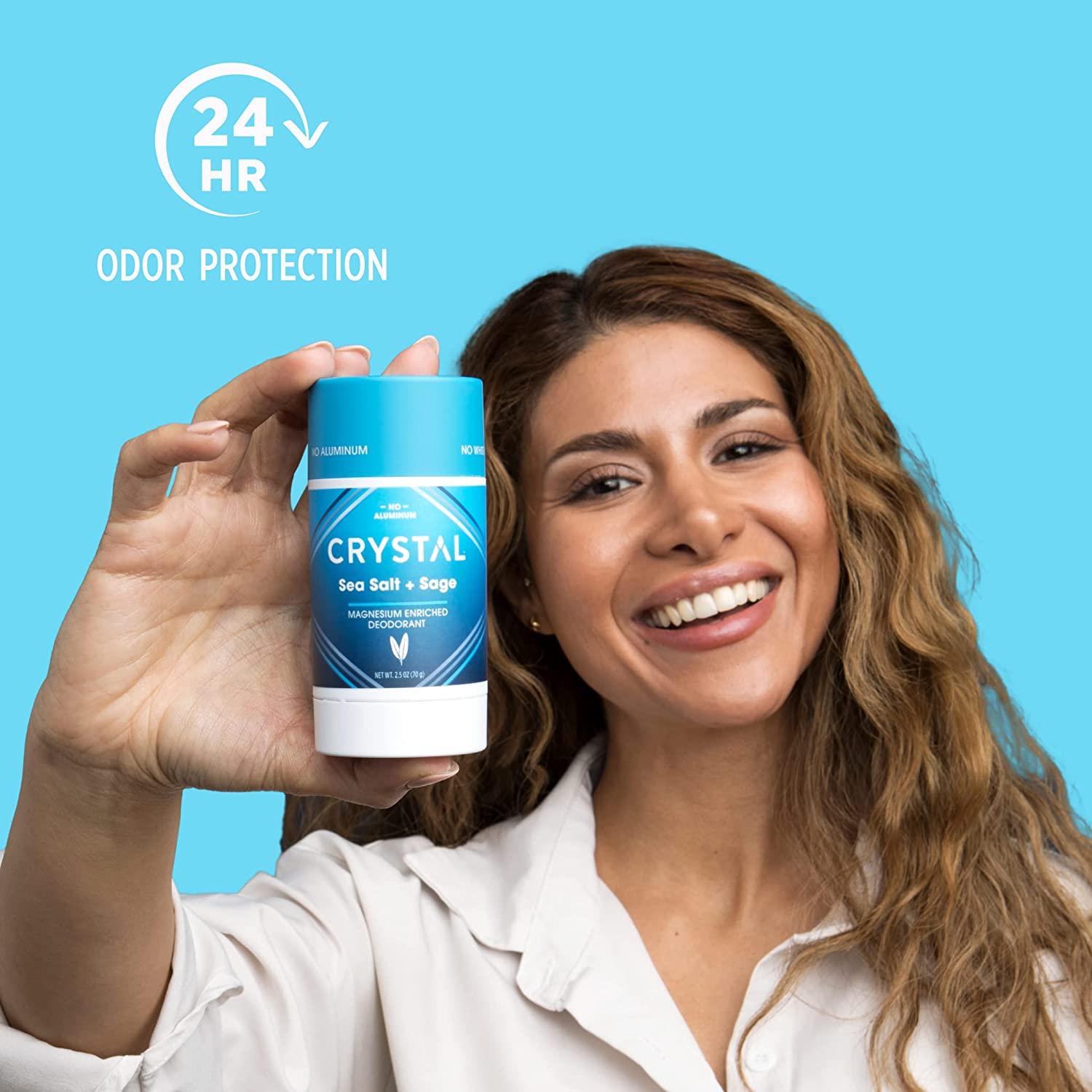 Crystal Body Deodorant Magnesium Enriched Deodorant Sea