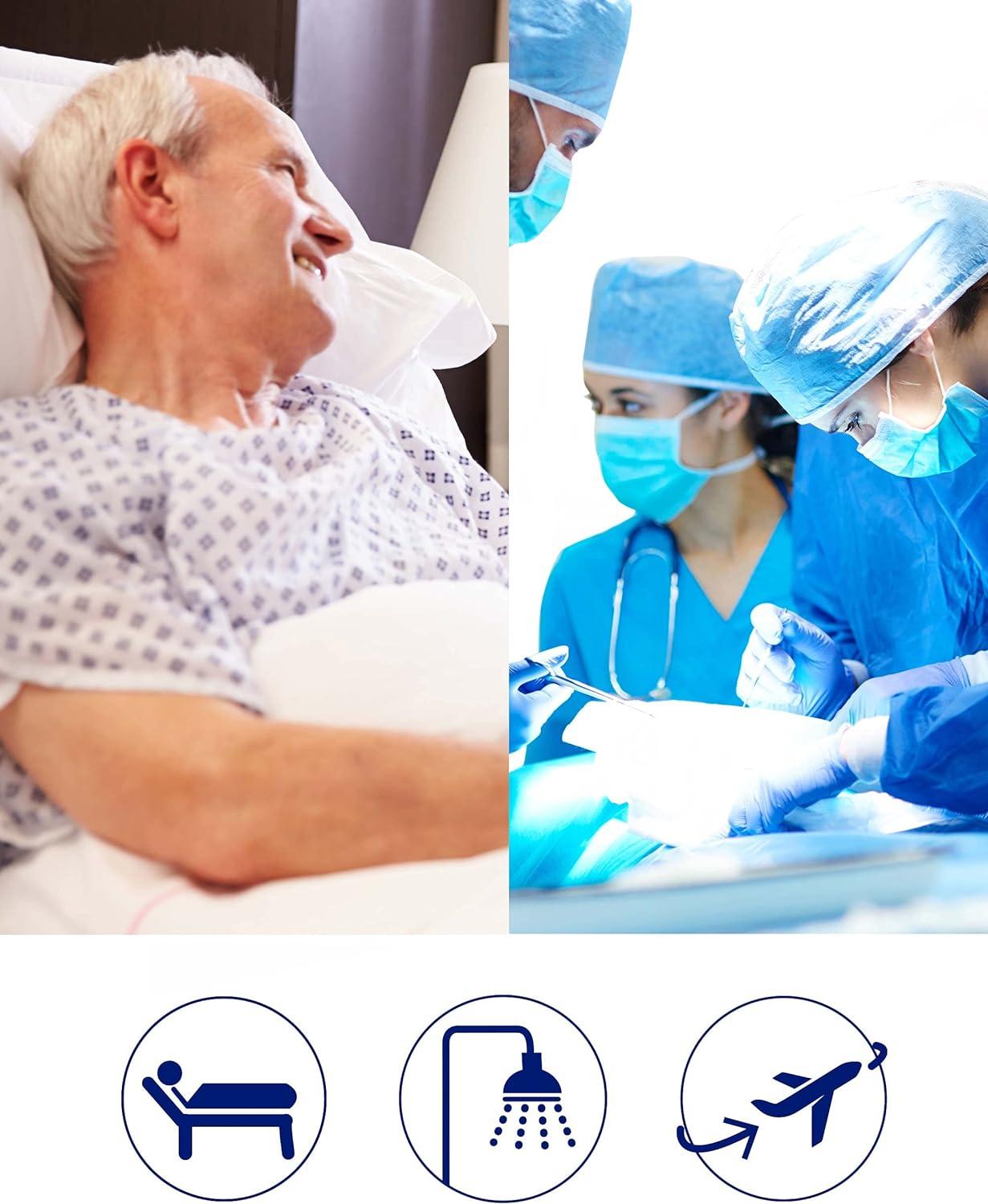 DYMACARE Antibacterial No Rinse Shampoo Cap Rinse Free Shower Cap