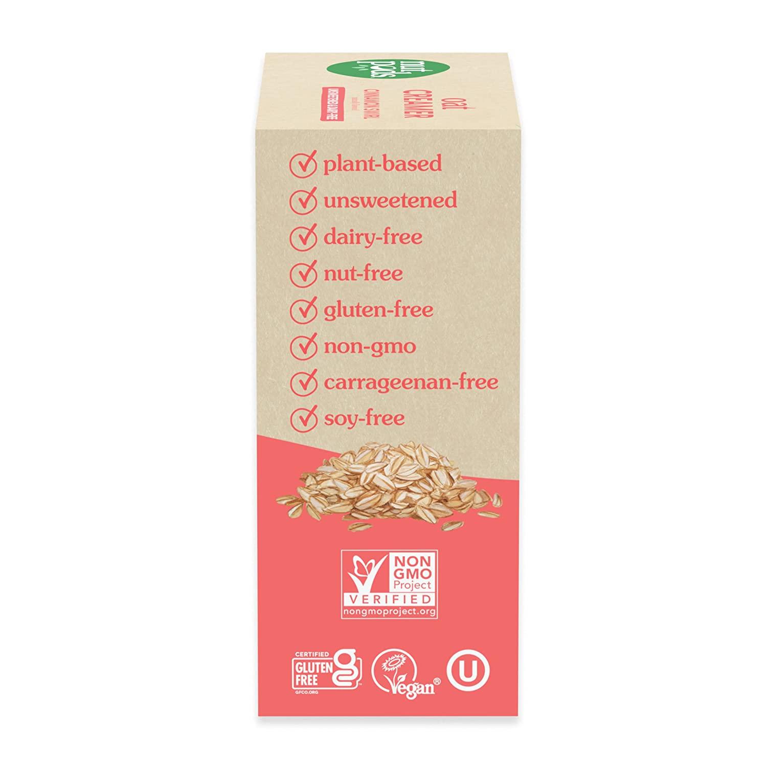 nutpods Oat Cinnamon Swirl Coffee Creamer Unsweetened Oat Milk