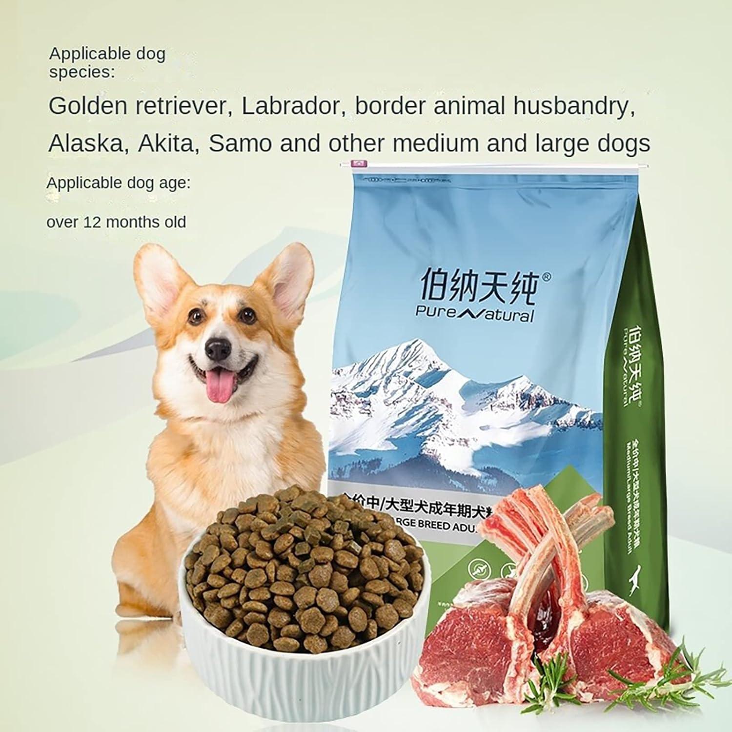 Pure Natural Dog Food Medium/Large Dog Full Price Adult Dog Food
