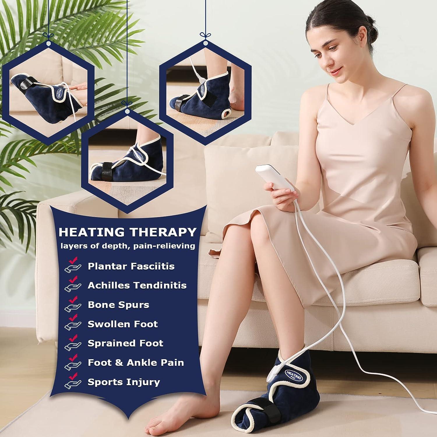 Feet Heating Pad CAMECO Electric Heated Foot Warmers For Achilles