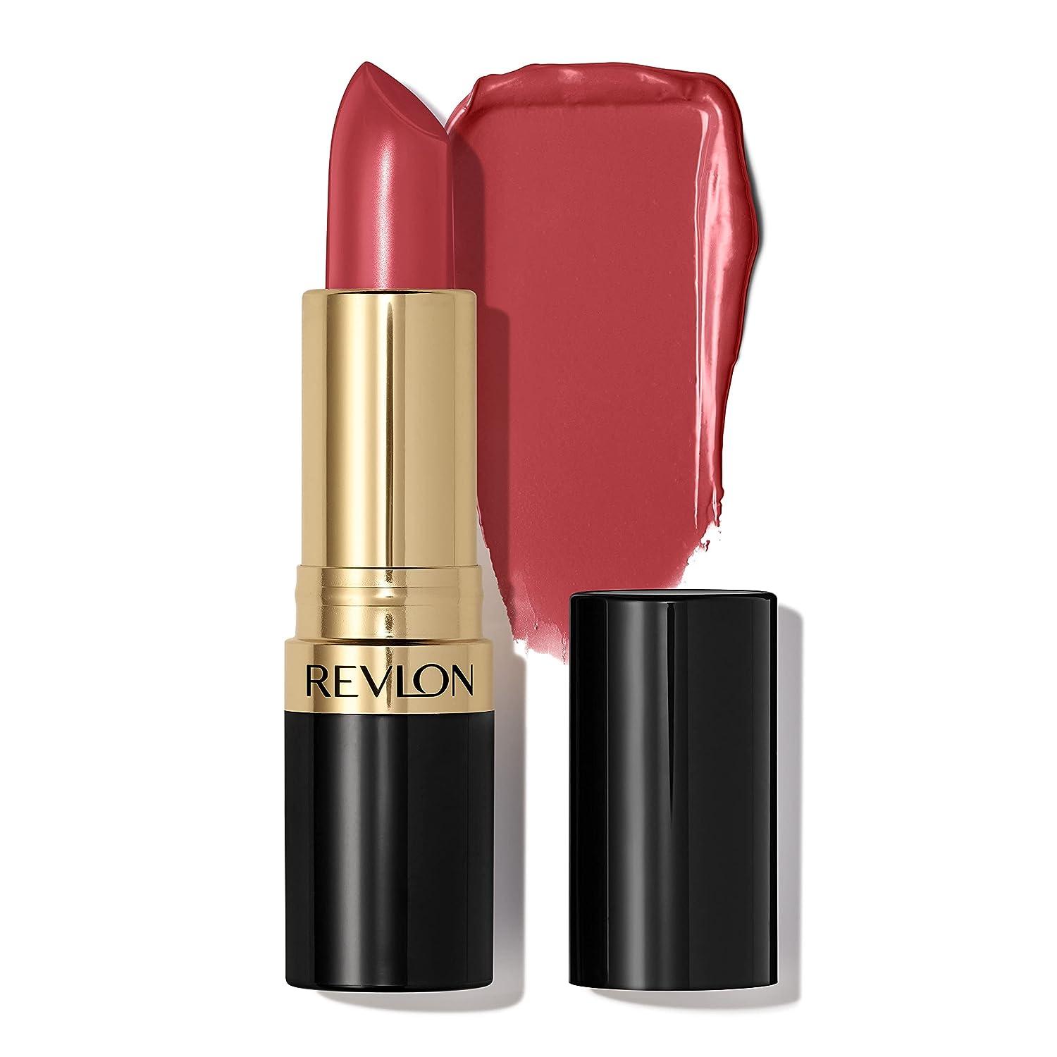 Revlon Super Lustrous Lipstick High Impact Lipcolor with Moisturizing  Creamy Formula Infused with Vitamin E and Avocado Oil in Reds & Corals  Rosewine (225) 0.15 oz Rosewine (225) Rosewine Pack of 1