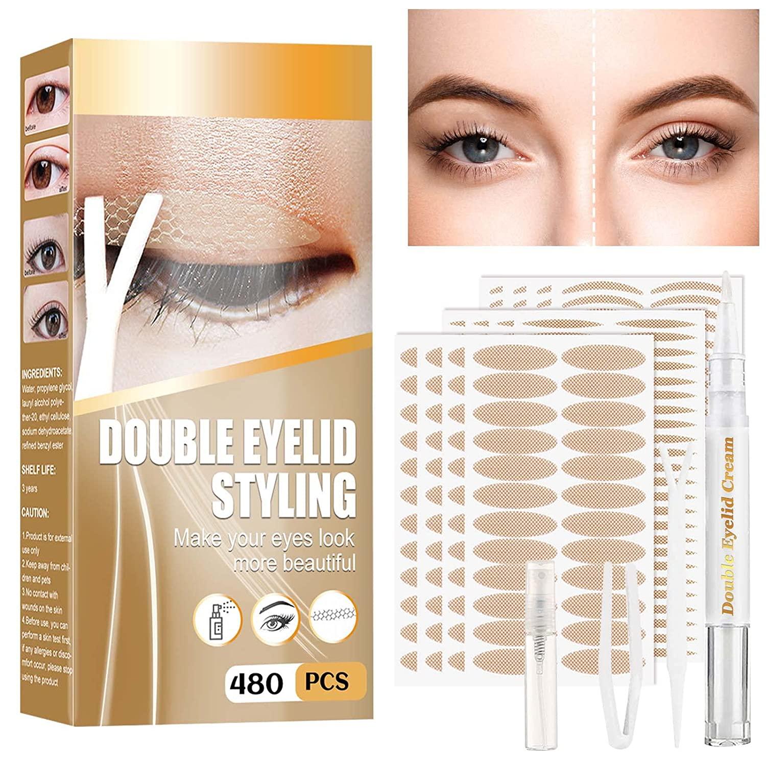 720pcs Eyelid Tape 3 Size Eyelid Lifter Strips Lids by Design Eyelid Tape  for Hooded Eyes Invisible Droopy Eyelid Lifter - Yahoo Shopping