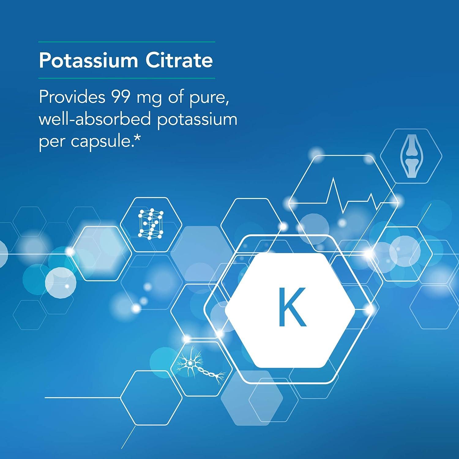 NutriCology Potassium Citrate Pure WellAbsorbed Potassium 120