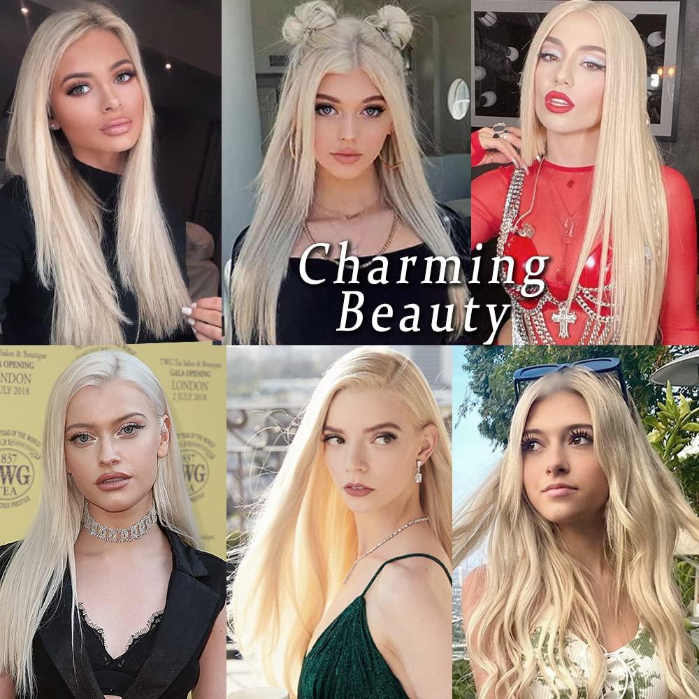 Aubree 613 Blond Synthetic Wig Long Straight Heat Resistant Wig