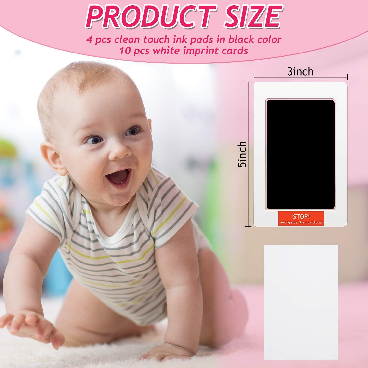 Clean Touch Ink Pad Newborn Baby Handprint and Footprint Pet Paw Print