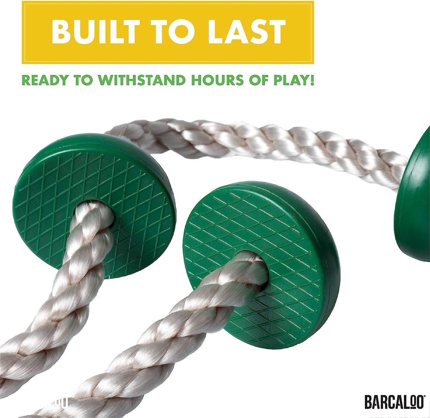 Barcaloo Playground Equipment 6.5 Ft Climbing Rope for Kids Swing Set