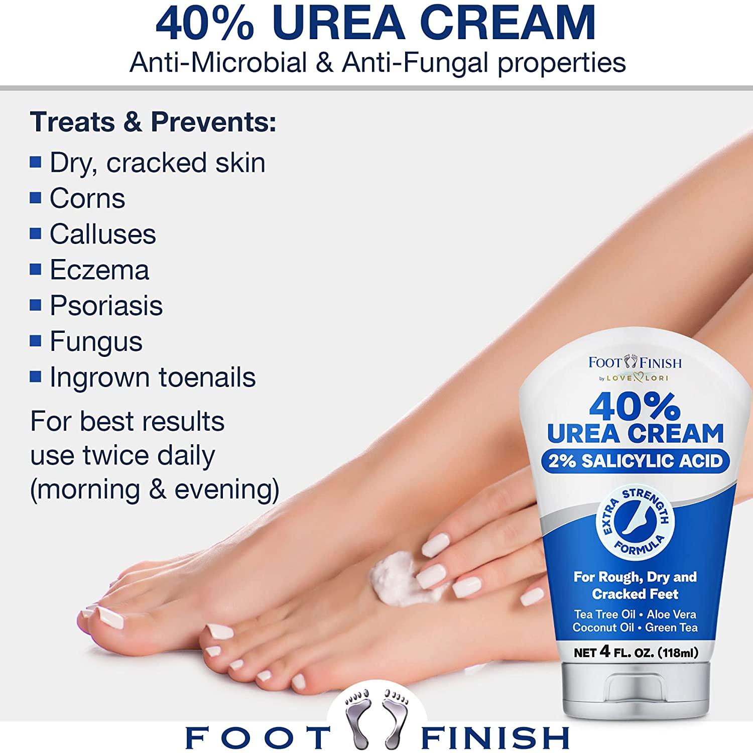 Urea 40% Foot Cream with 2% Plus Salicylic Acid for Heels - best
