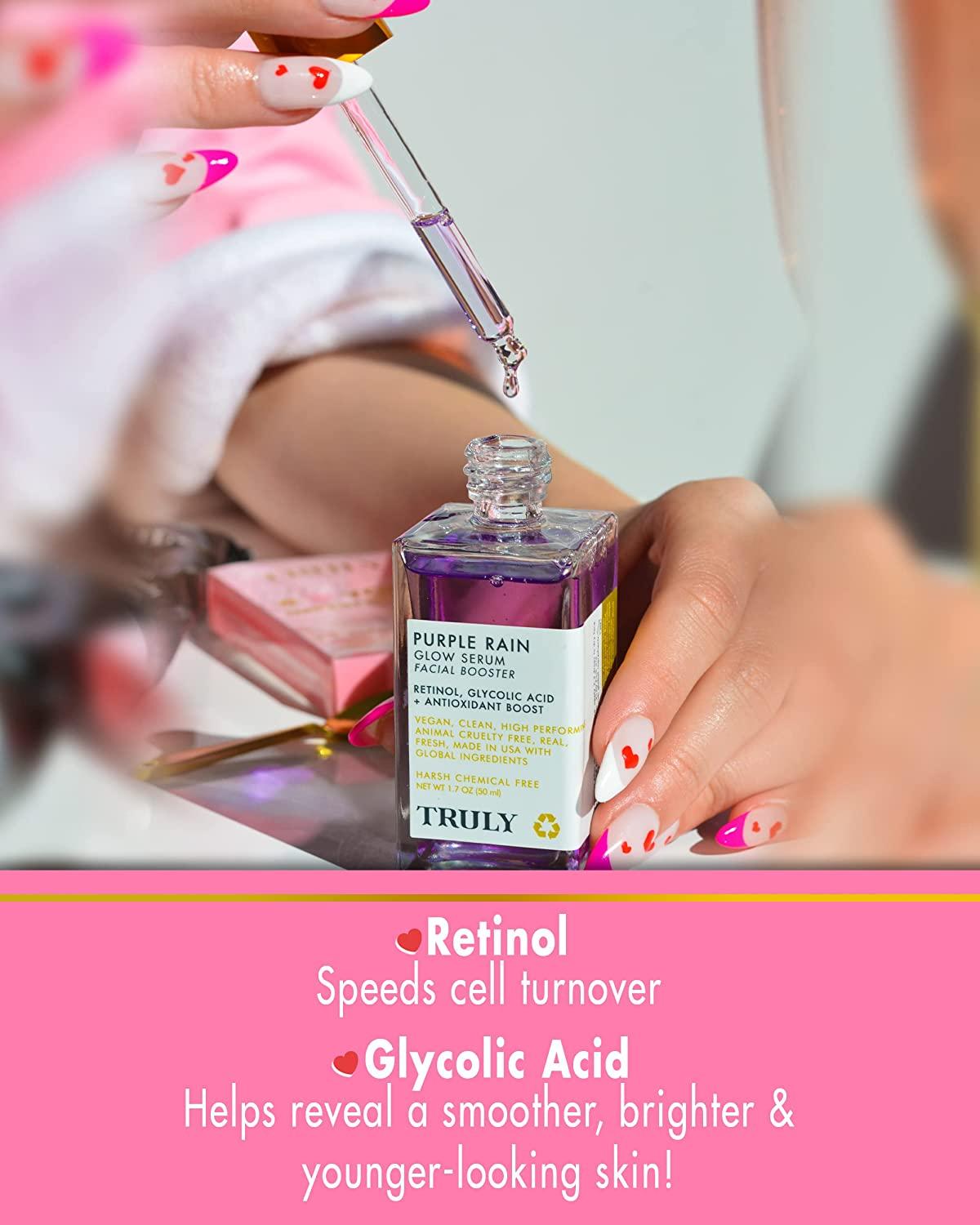 Truly Beauty Purple Rain Facial Oil Natural Acne Scar Treatment with