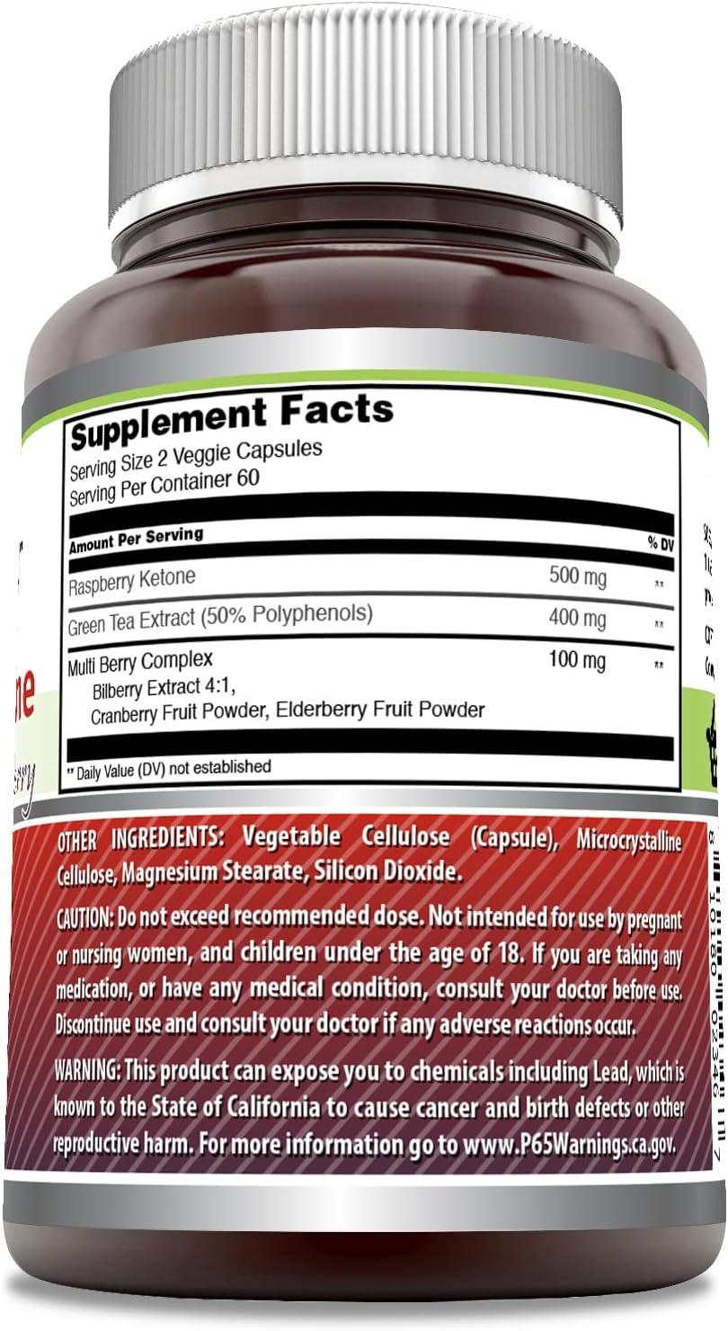 Amazing Formulas Raspberry Ketone with Green Tea Extract & Multi Berry