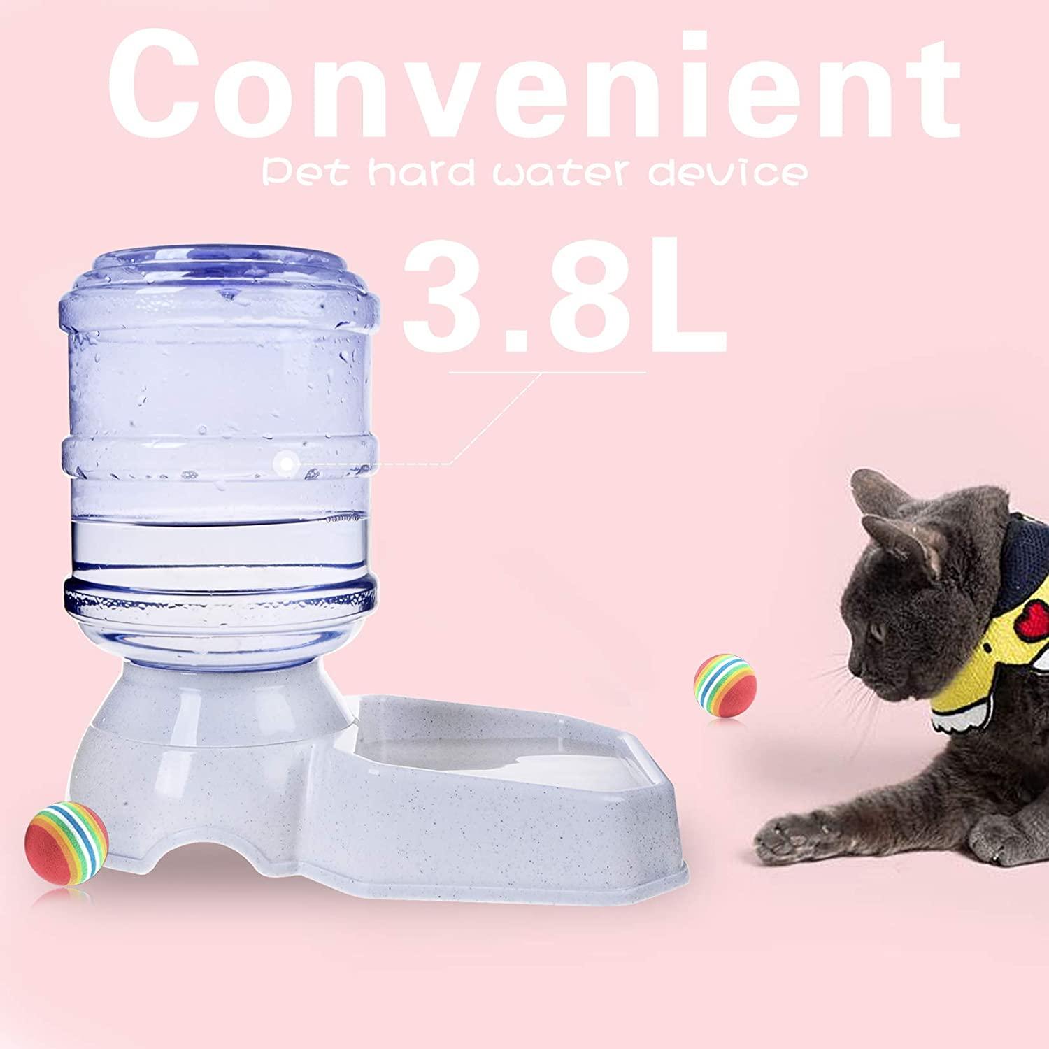Pet Water Dispenser Station 1 Gal Replenish Pet Waterer for Dog Cat