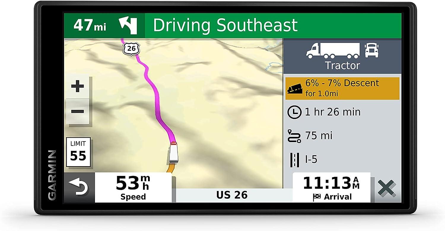 Garmin Dezl OTR500, 5.5inch GPS Truck Navigator, Custom Truck Routing