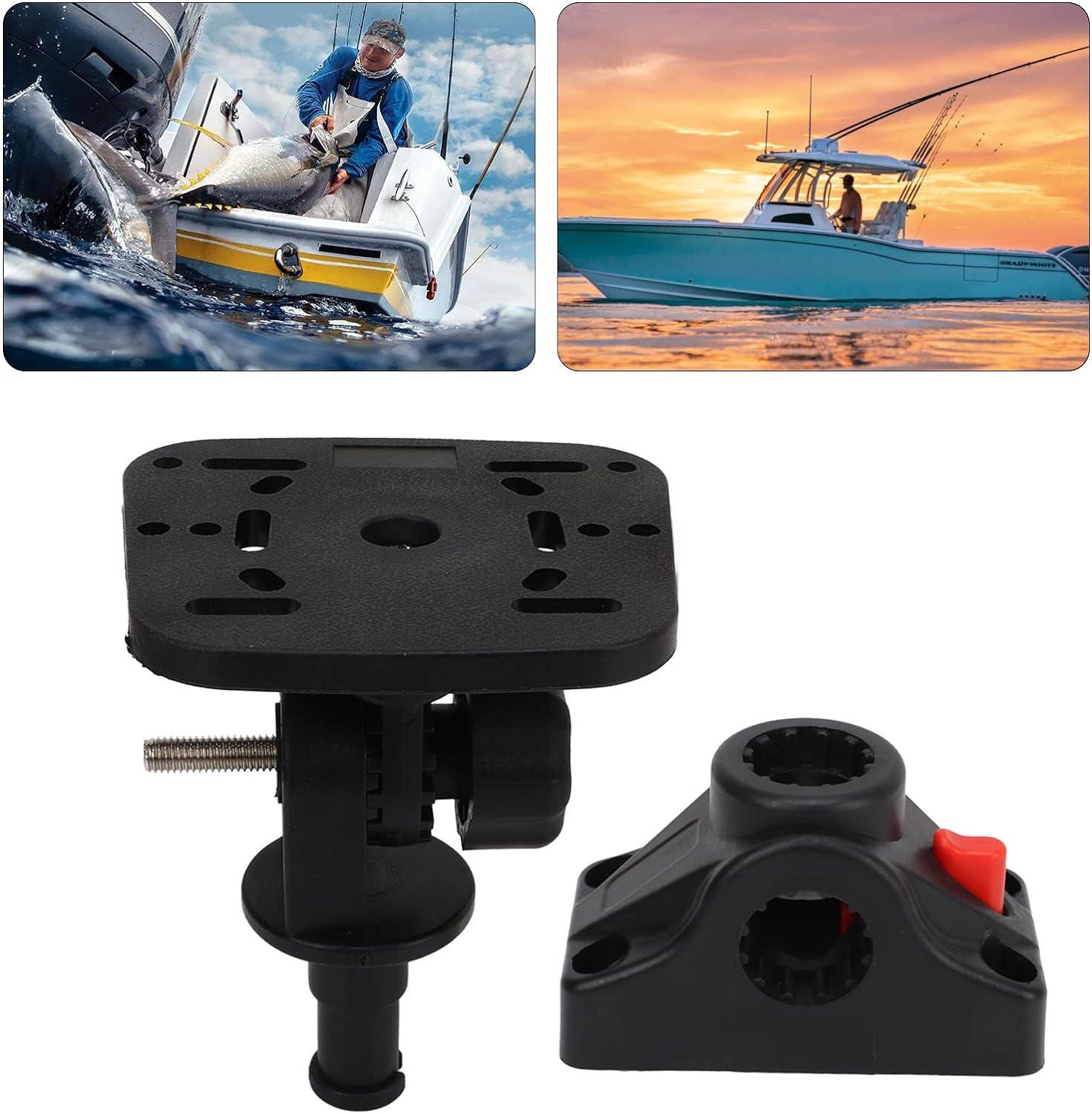 Fish Finder Mounting Bracket 360 Degree Rotation Screw Fixed Installation  Portable Nylon Stainless Steel Fish Finder Holder for Yachts Boat Canoe  Kayak Fishing Accessories