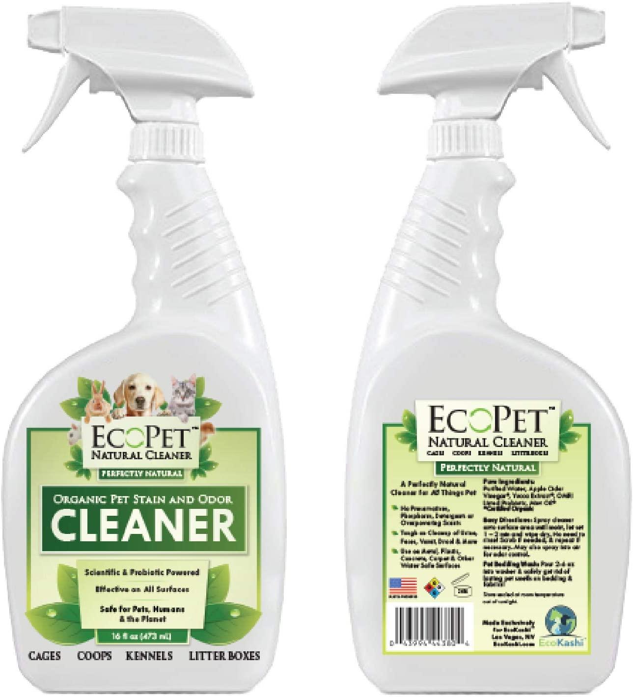 EcoPet All Natural Pet Odor and Stain Remover Probiotic Powered Multi
