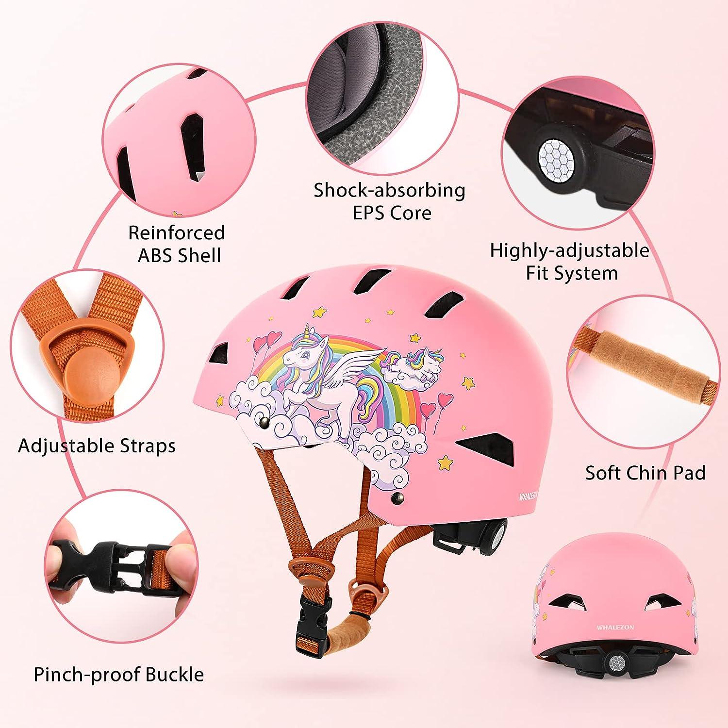 Kids Toddler Bike Helmet Dual-Certified CPSC ASTM Unicorn