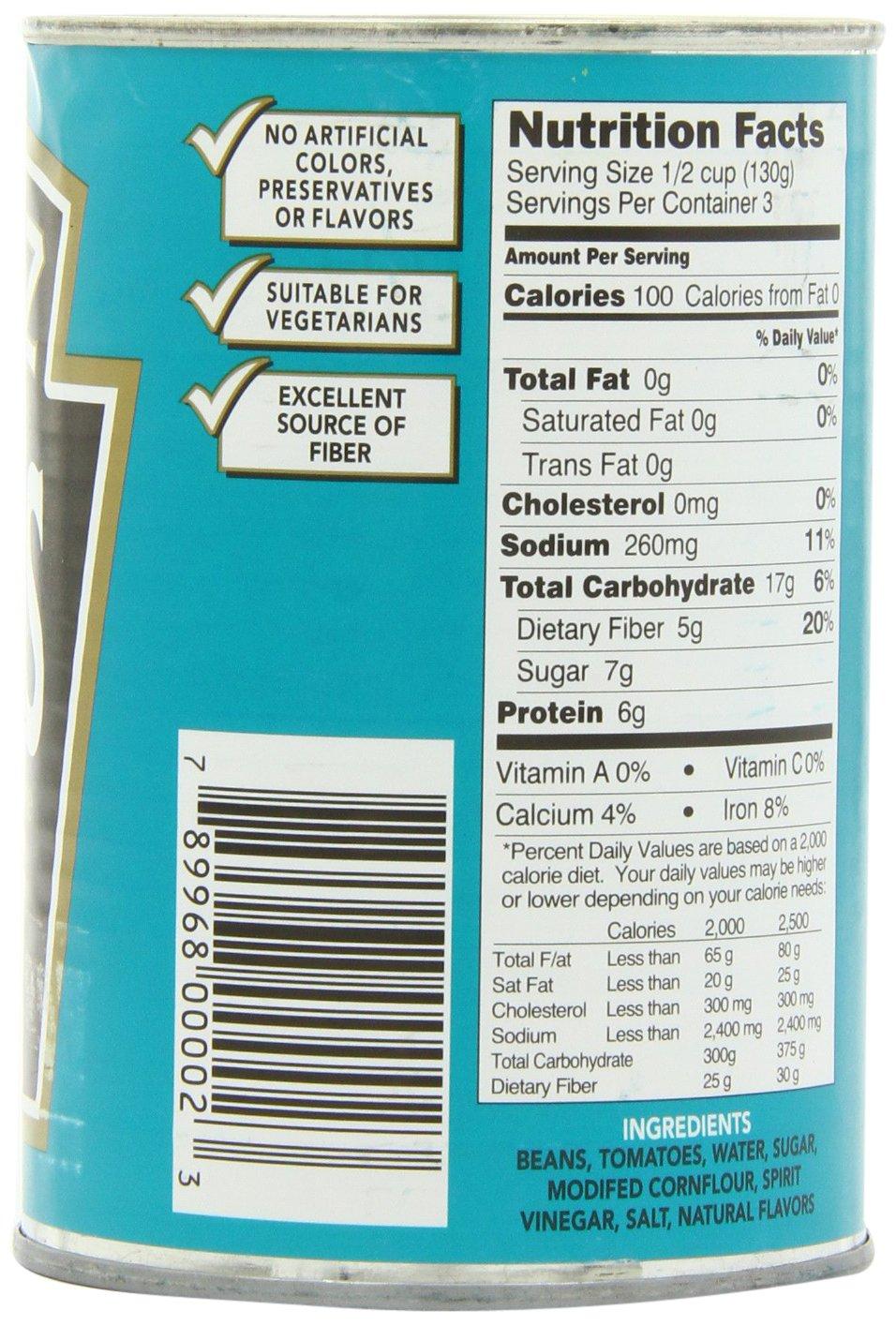 Heinz Baked Beans Nutrition