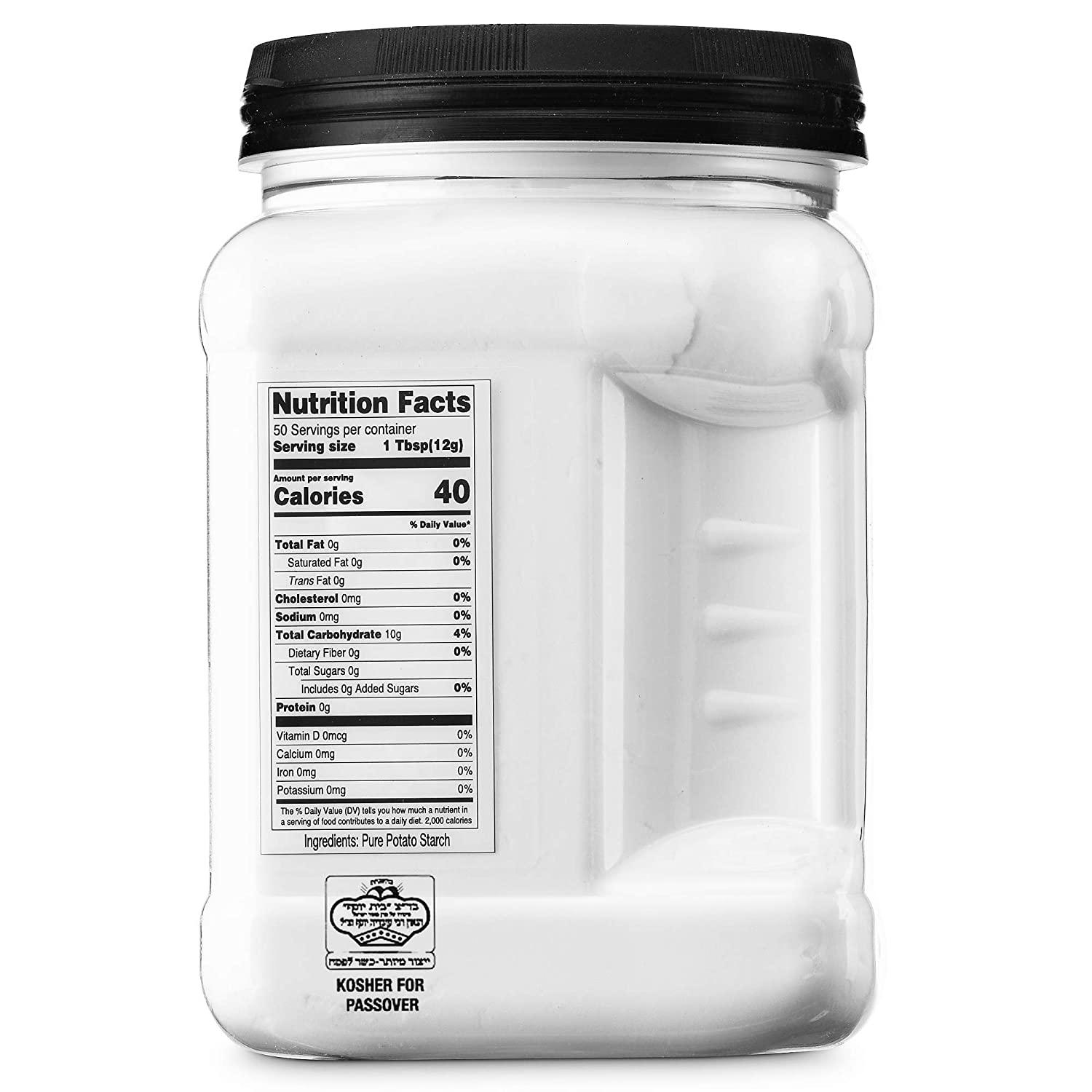 Roots Circle GlutenFree Potato Starch 2 Pack of 21oz Jars 100 Pure