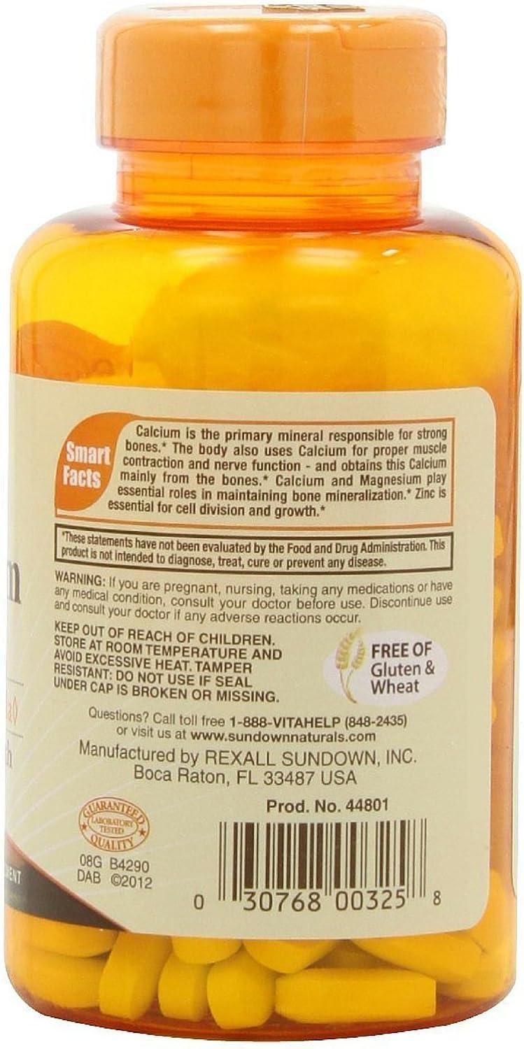 Sundown Calcium Magnesium and Zinc