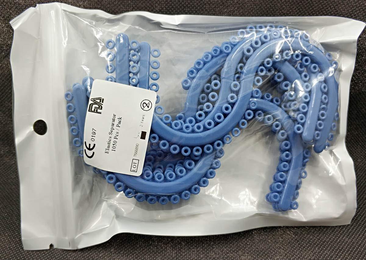 Elastics Separators Orthodontic Dental S Rubber Band (1050 Pcs)