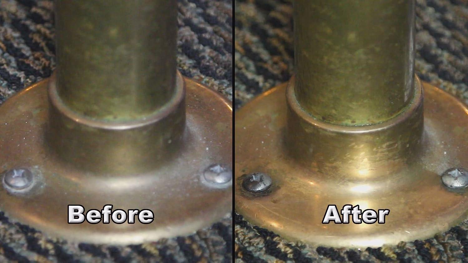 Flitz Brass and Copper Tarnish Remover, Powerful Organic Formula That